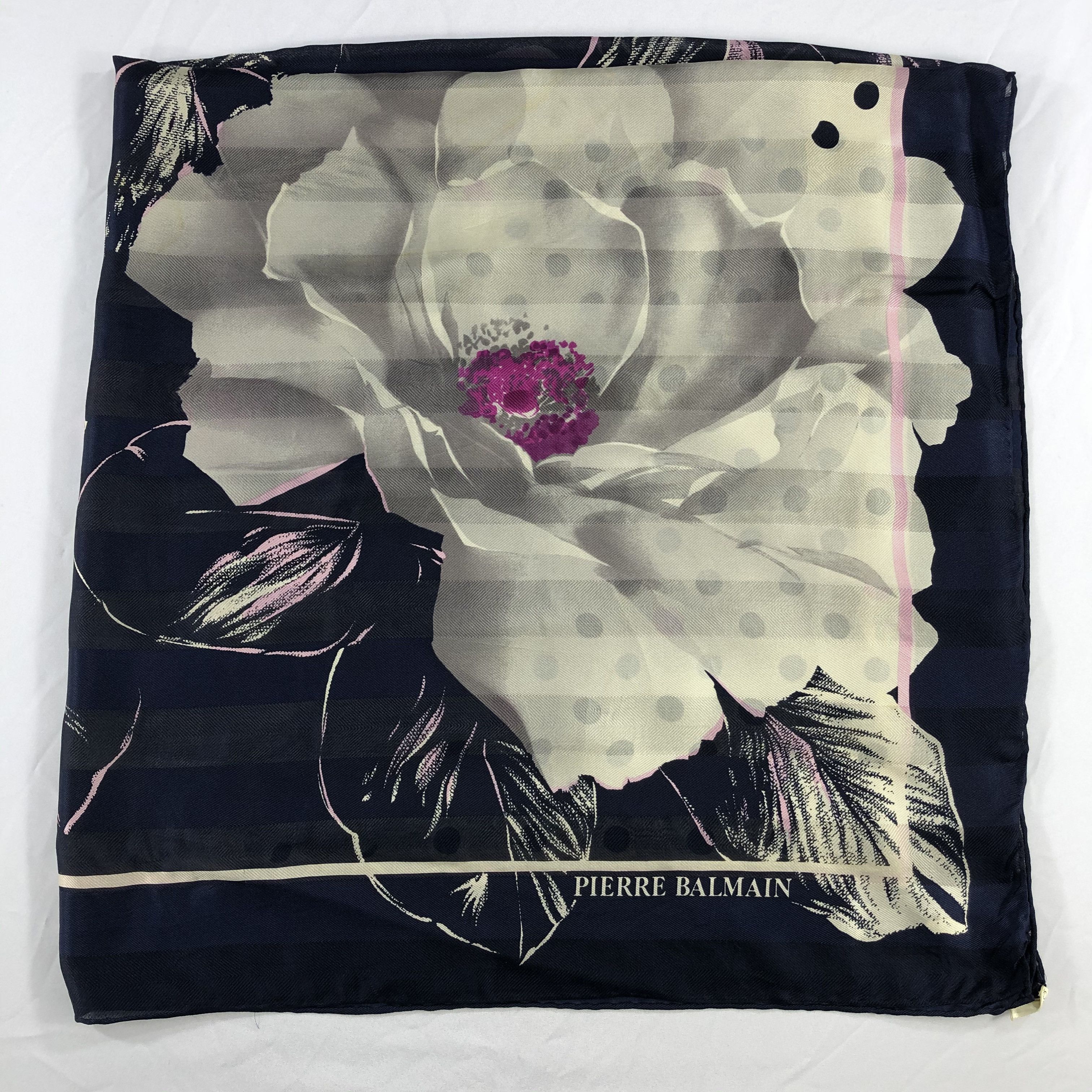 Pierre Balmain Pierre Balmain Silk Scarf Size ONE SIZE - 2 Thumbnail