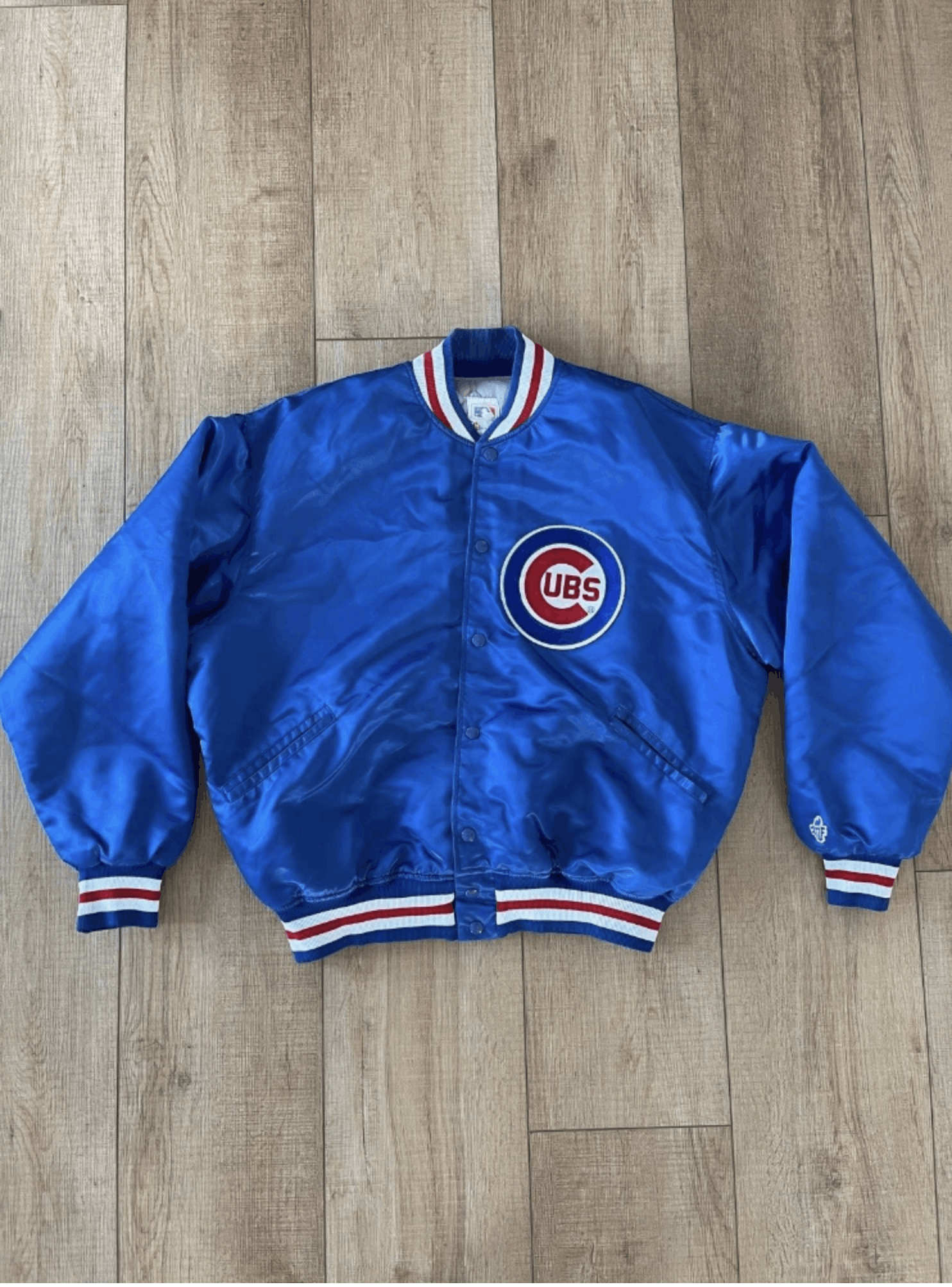 Vintage Felco Satin bomber Chicago authentic cubs jacket coat