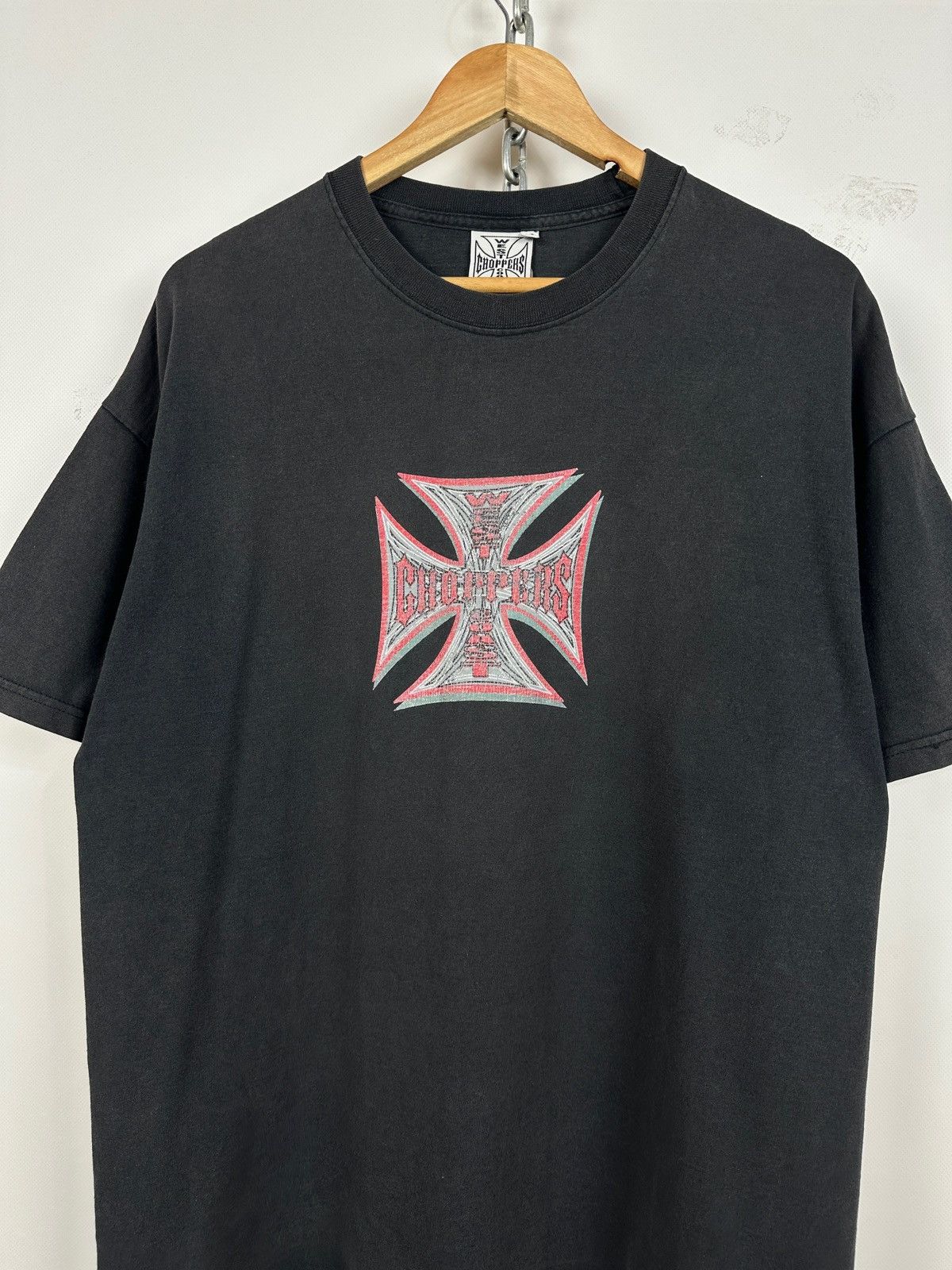 West Coast Choppers Vintage West Coast Choppers Devil Faded Black T-Shirt Size US XL / EU 56 / 4 - 11 Thumbnail