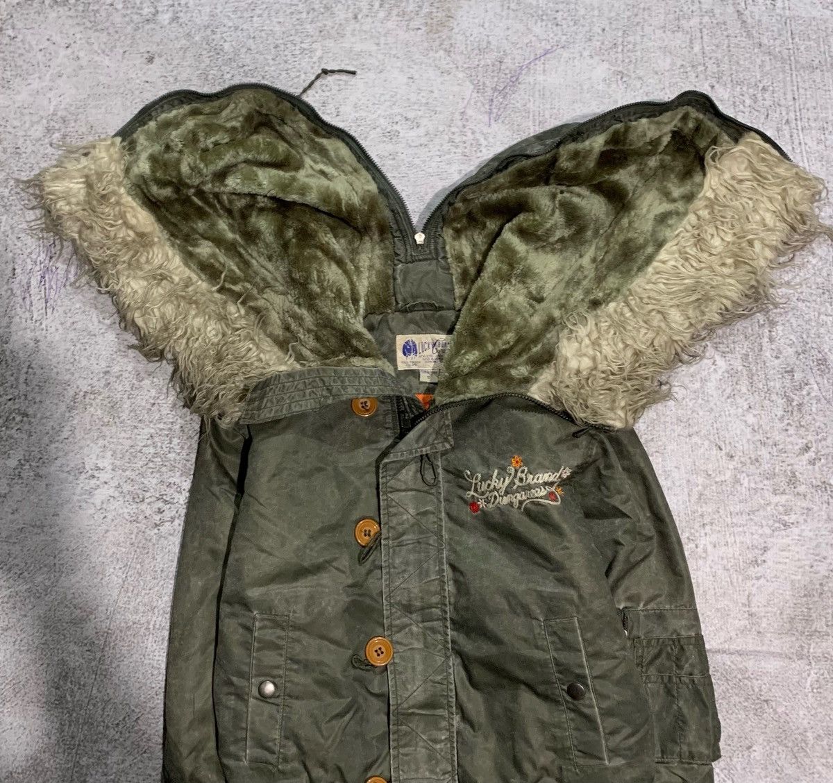 Japanese Brand Y2k lucky brand LGB style fur jacket Size US M / EU 48-50 / 2 - 3 Thumbnail