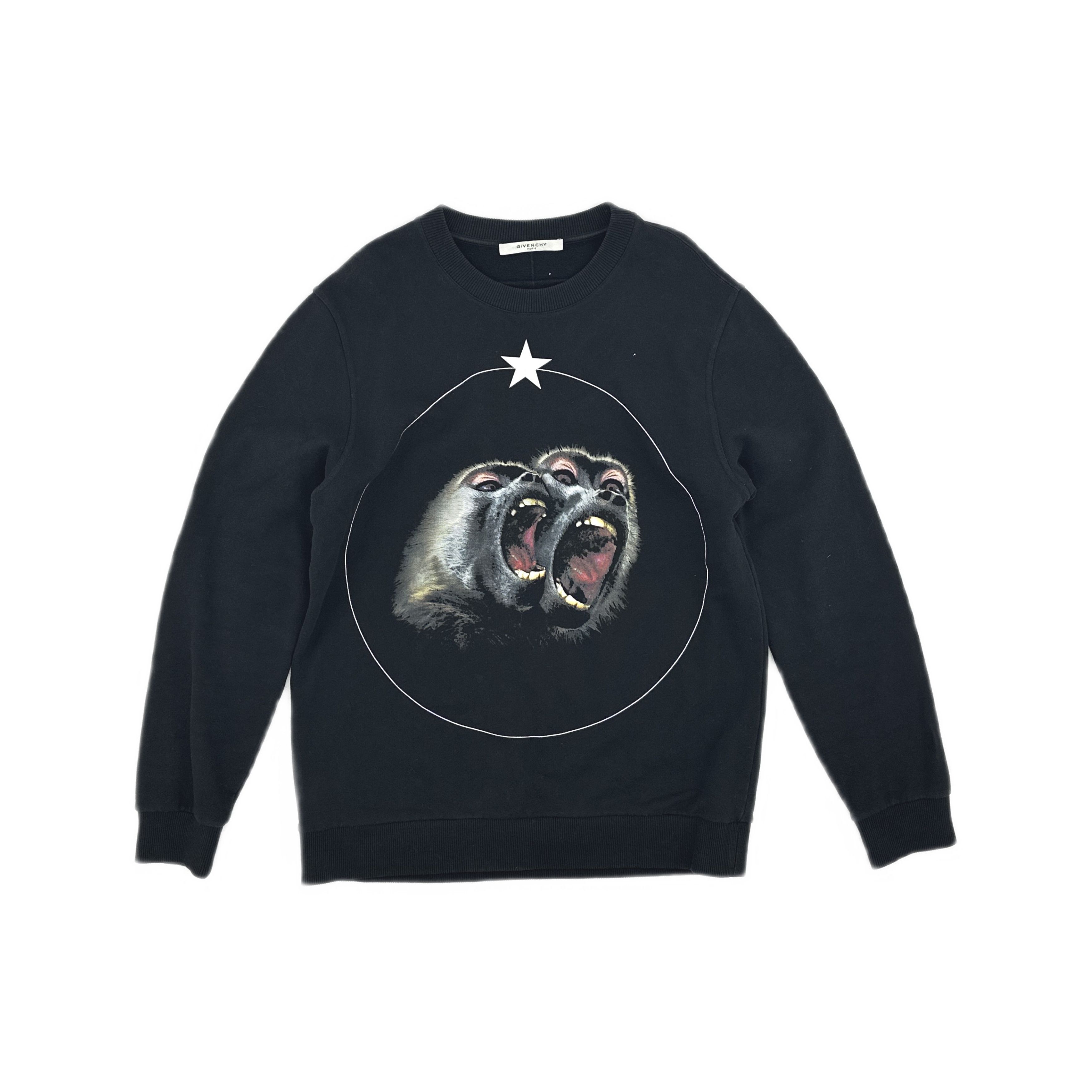 Givenchy Givenchy Baboon Print Sweatshirt Size M Size US M / EU 48-50 / 2 - 1 Thumbnail