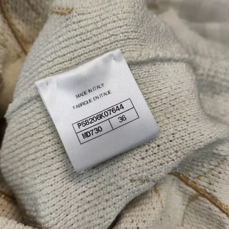 Chanel Chanel Gold thread leaf sweater Size XS / US 0-2 / IT 36-38 - 7 Thumbnail