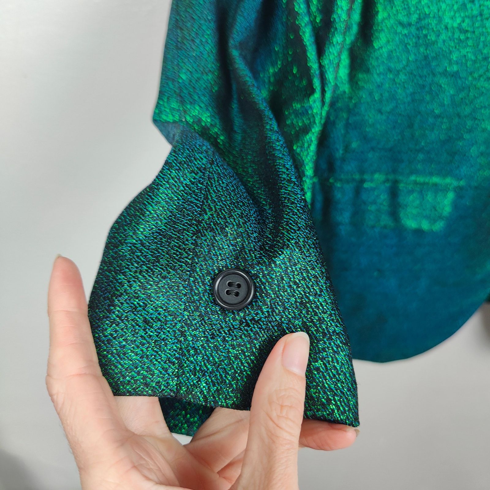 Other Vintage First Nighter Formals Blazer Mens 39R Green Blue Size 40R - 3 Thumbnail