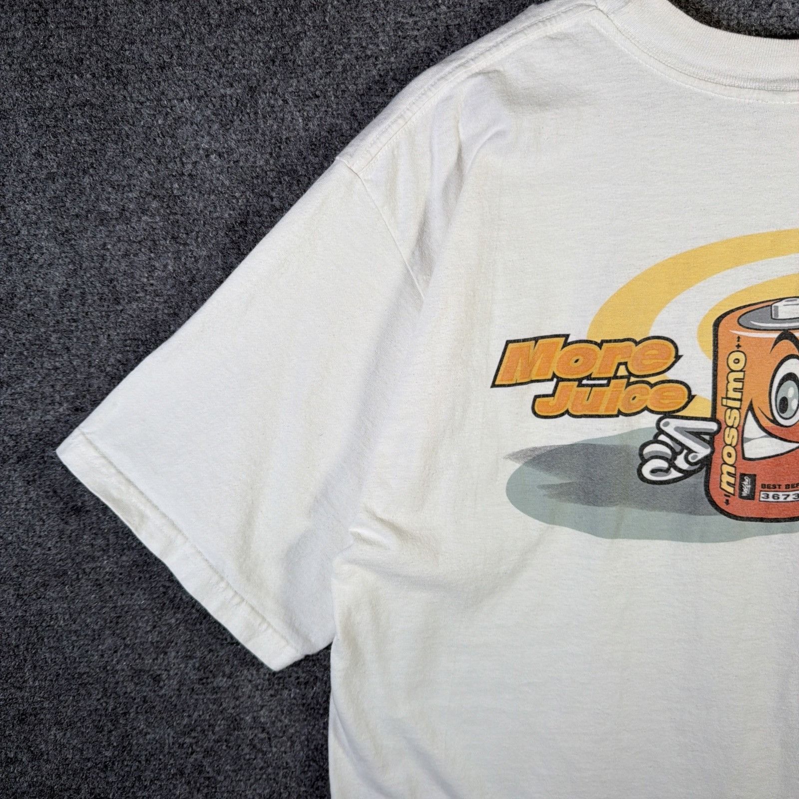 Mossimo Vintage Mossimo Shirt Mens Large White 90s Skate Battery Size US L / EU 52-54 / 3 - 4 Thumbnail