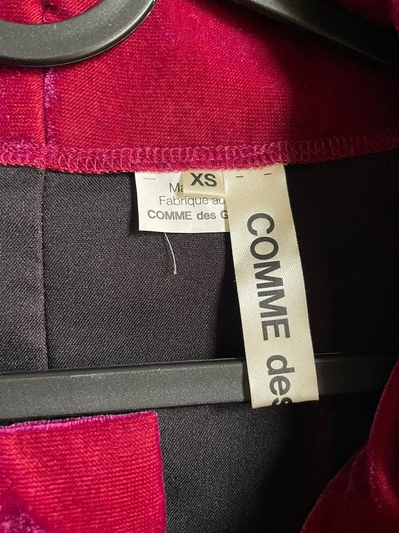 Comme des Garcons Comme des Garcons Two-dimensional pink velvet coat Size XS / US 0-2 / IT 36-38 - 5 Thumbnail