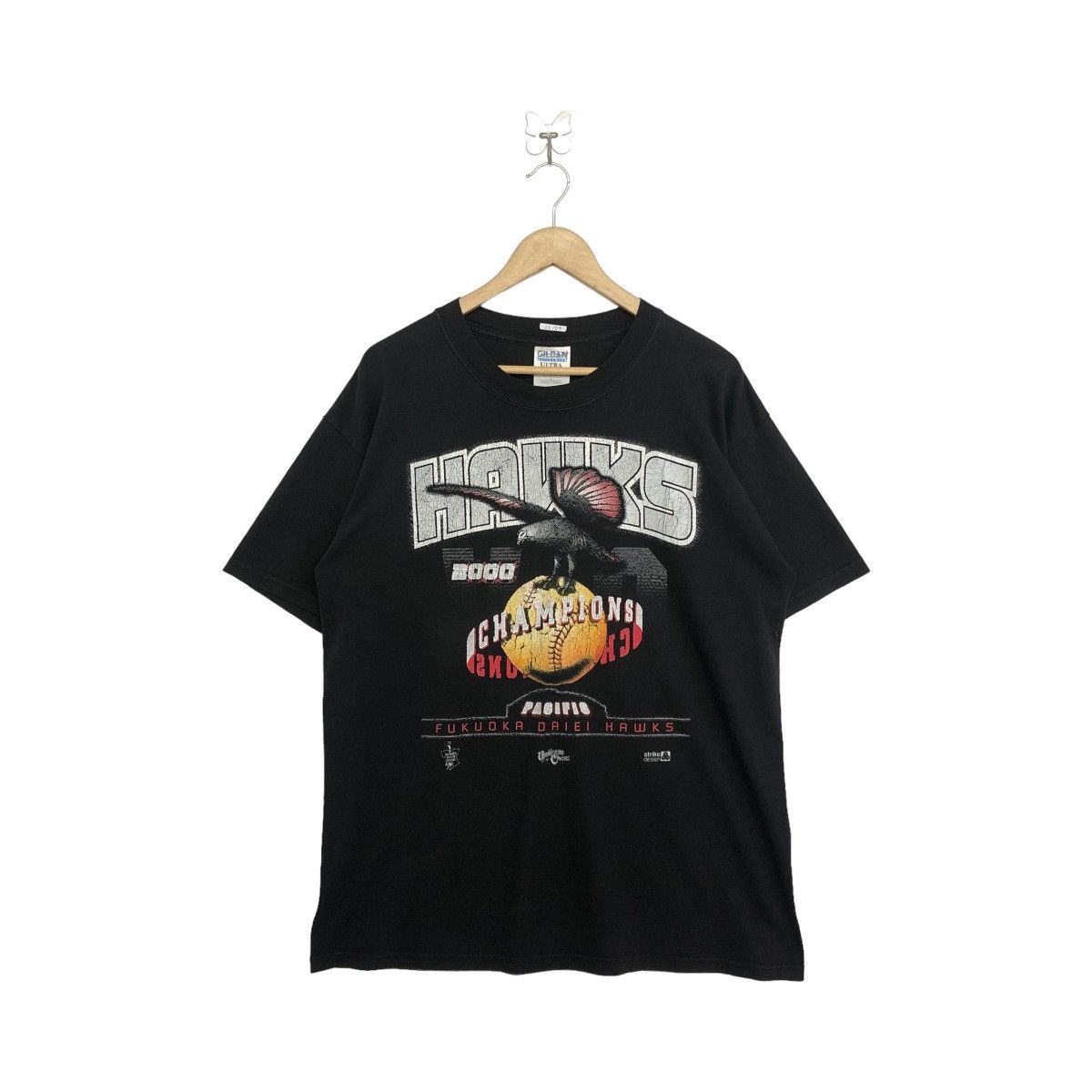 MLB × Vintage *Vintage 00s FUKUOKA DAIEI HAWKS japanese baseball team tee Size US L / EU 52-54 / 3 - 1 Thumbnail