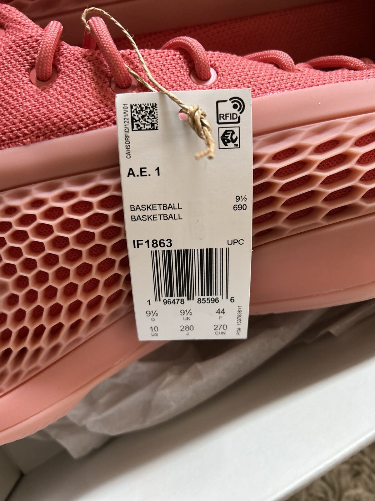 Adidas Adidas AE1 Georgia Red Clay size 10 - Deadstock Size US 10 / EU 43 - 2 Thumbnail