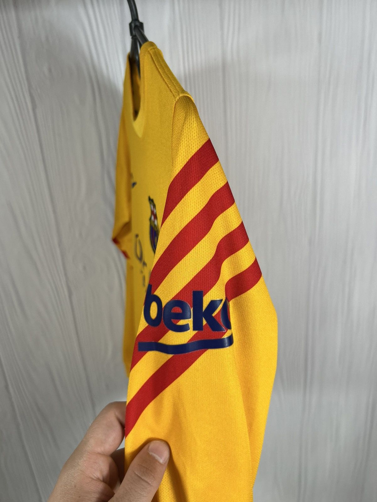 Nike FC Barcelona 2015 Soccer Jersey Longsleeve Size Boys M Size US M / EU 48-50 / 2 - 11 Thumbnail