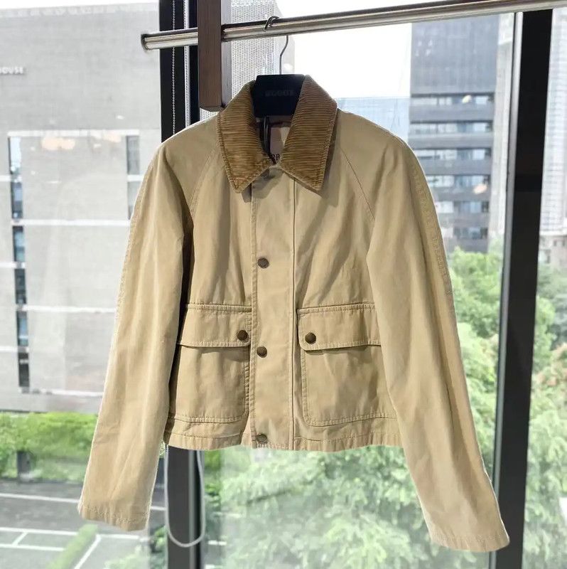 Burberry Burberry Khaki Cotton Women's Jacket Size ONE SIZE - 1 Thumbnail