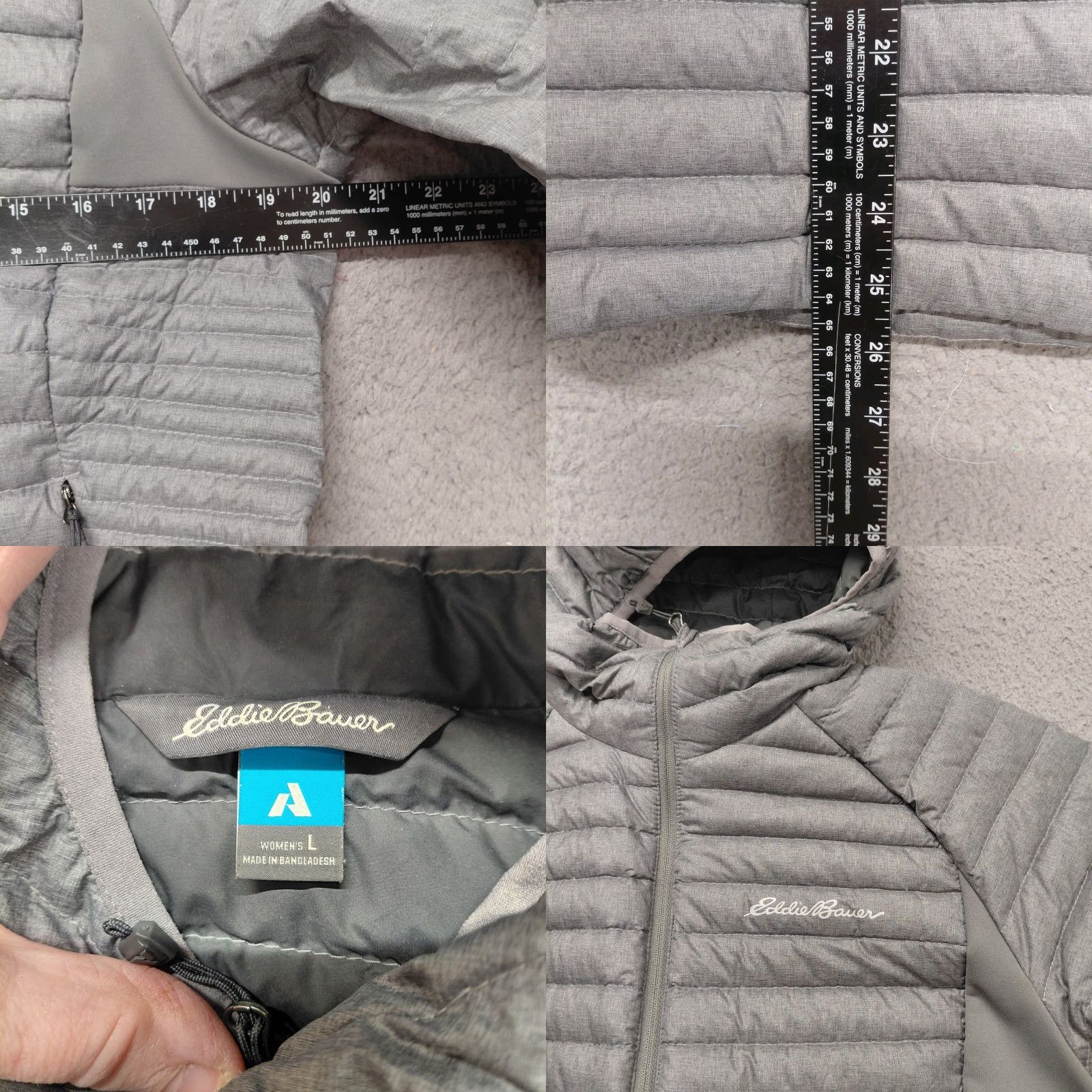 Eddie Bauer VINTAGE Eddie Bauer Jacket Women's Large Gray FirstAscent Pertex Quantum EB800 Nice Size L / US 10 / IT 46 - 9 Thumbnail