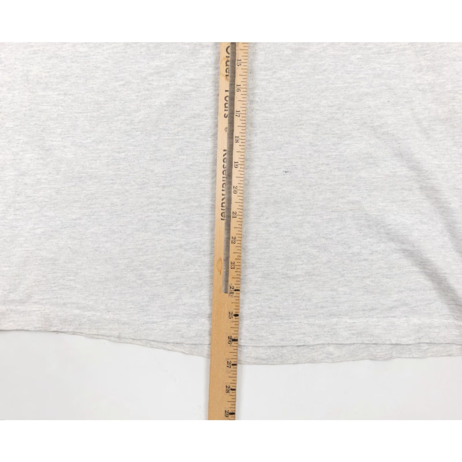 Anvil VINTAGE Anvil First Interstate Bank Shirt Adult Large Gray 90s Short Sleeve Tee Mens Size US L / EU 52-54 / 3 - 7 Thumbnail