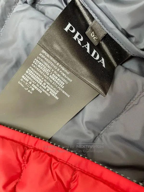Prada Prada Red Long Sleeve Jacket for Men. Size US XL / EU 56 / 4 - 5 Thumbnail