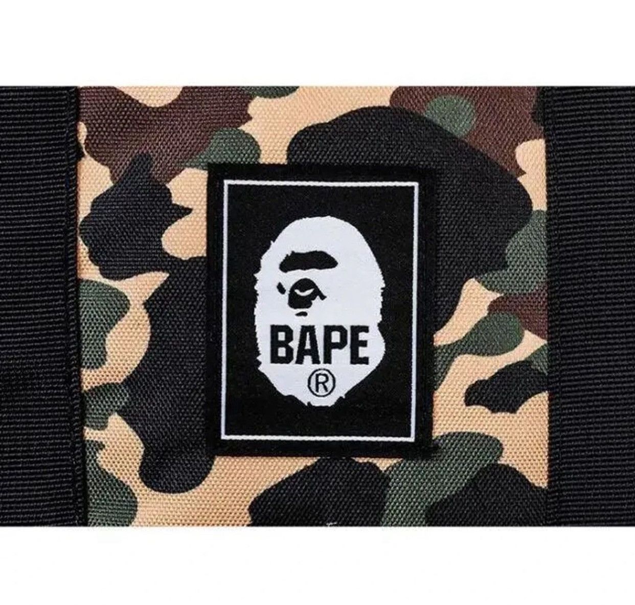 Bape 🔥BAPE CAMO LOGO TOTE BAG + BABY MILO MINI WALLET SET Size ONE SIZE - 3 Thumbnail