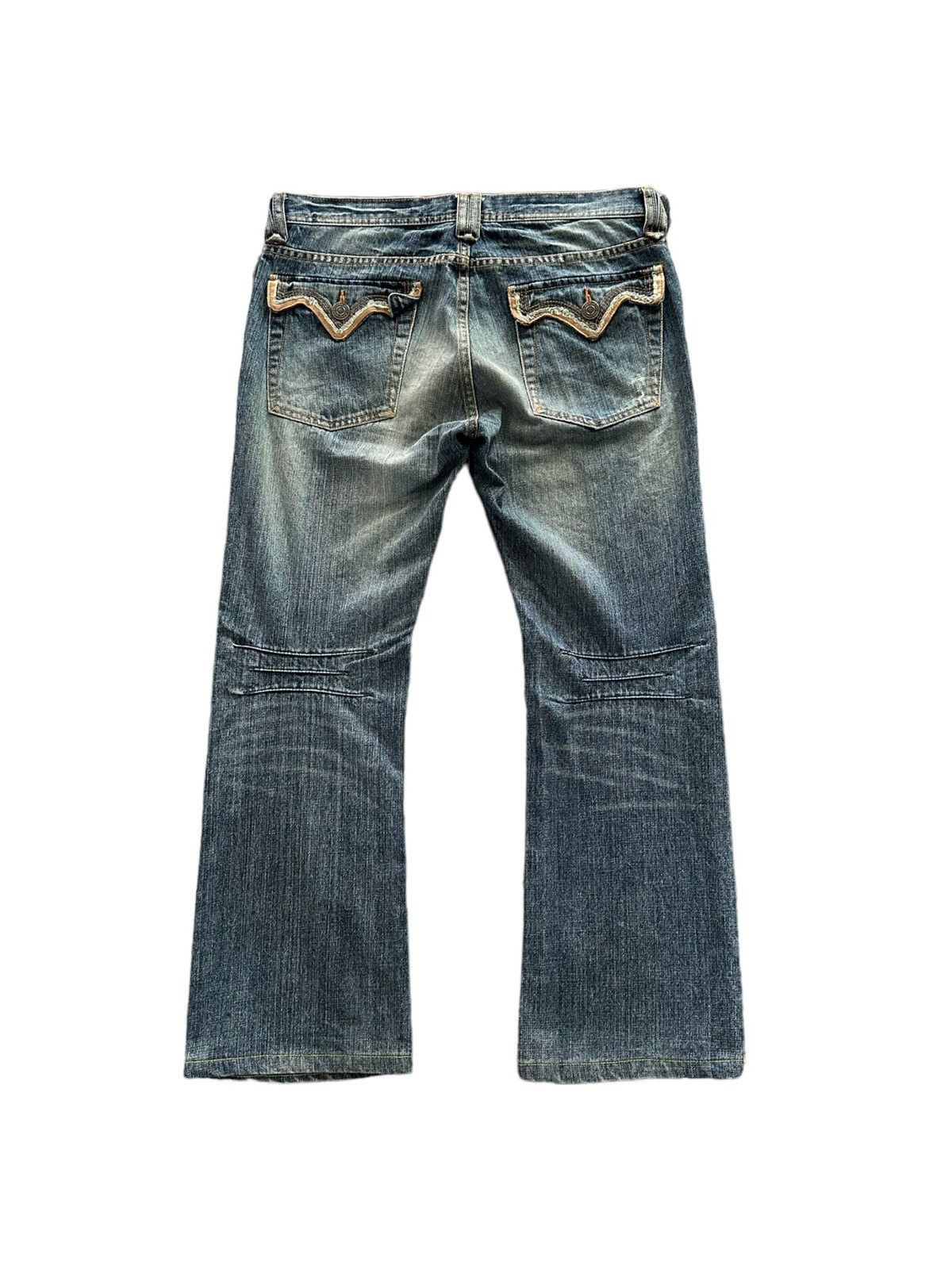 5351 POUR LES HOMMES [34x38] 00's EDGE By Rupert Japan mudmax denim Size US 34 / EU 50 - 2 Thumbnail