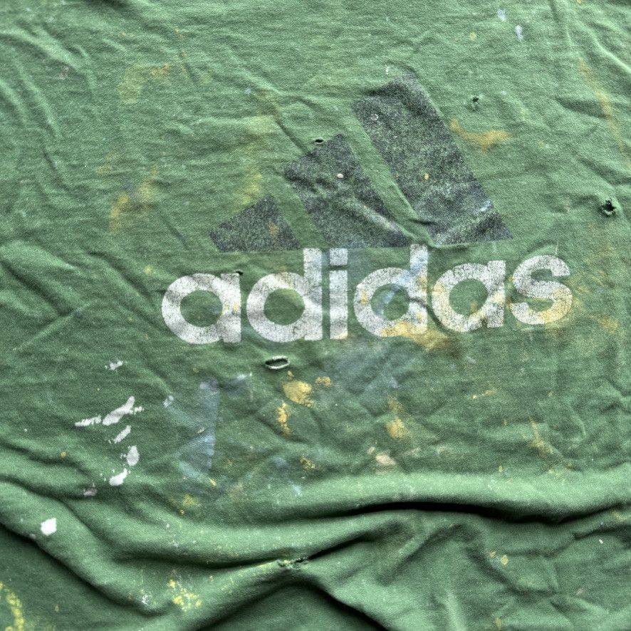 Adidas × Vintage Vintage Thrashed Adidas Tee Size US XL / EU 56 / 4 - 5 Thumbnail