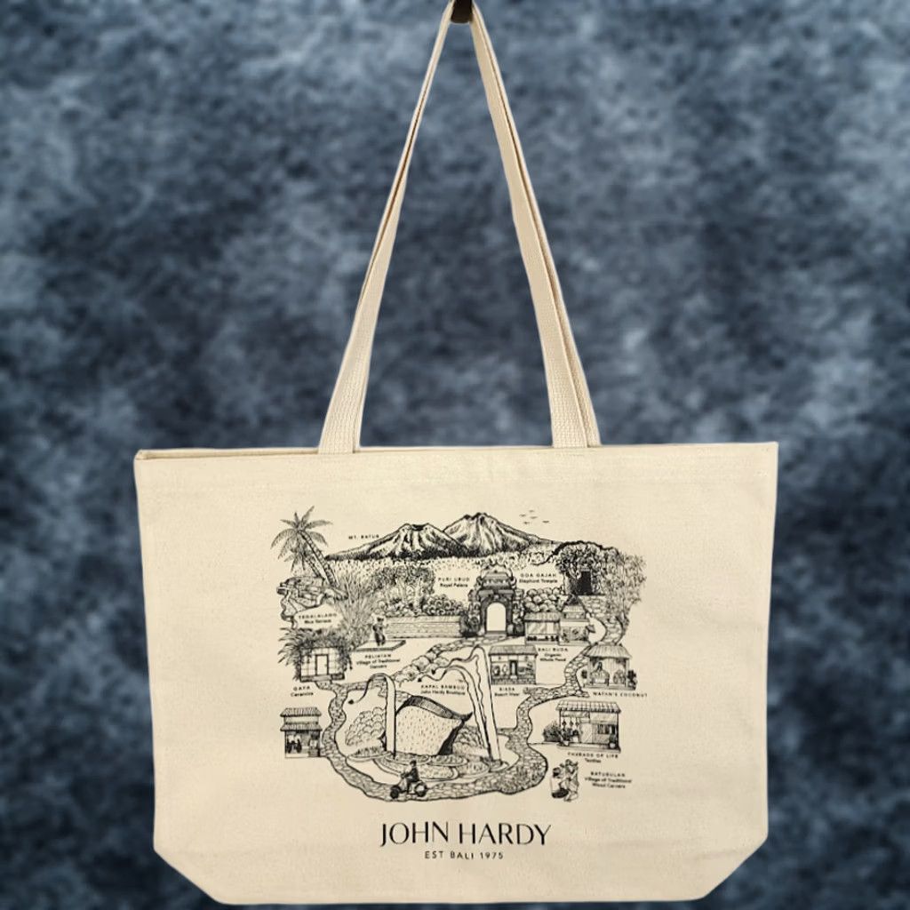 John Hardy VINTAGE John Hardy Canvas Tote Bag? Size ONE SIZE - 1 Thumbnail