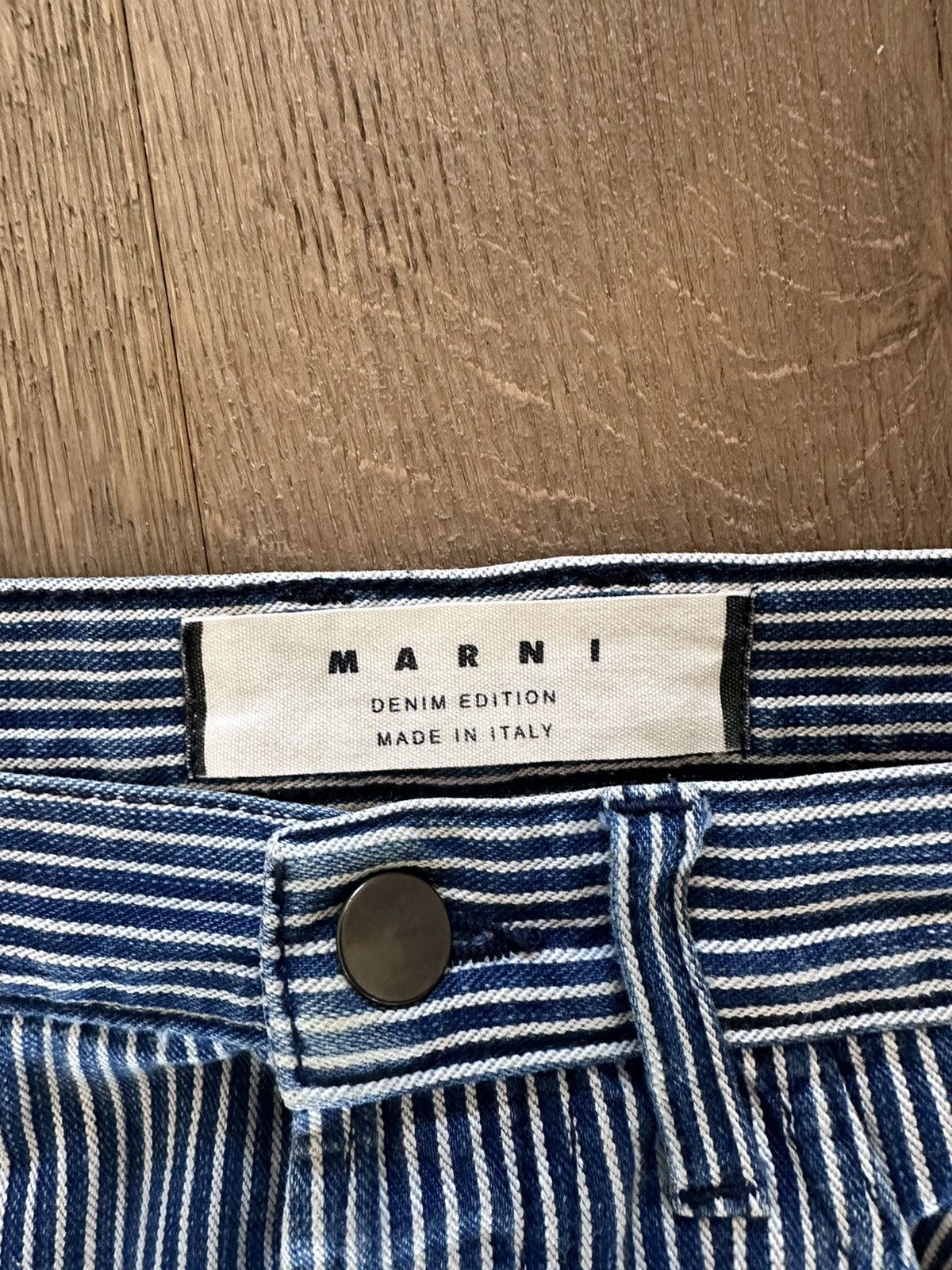 Marni Marni Striped Blue White Pants | Grailed