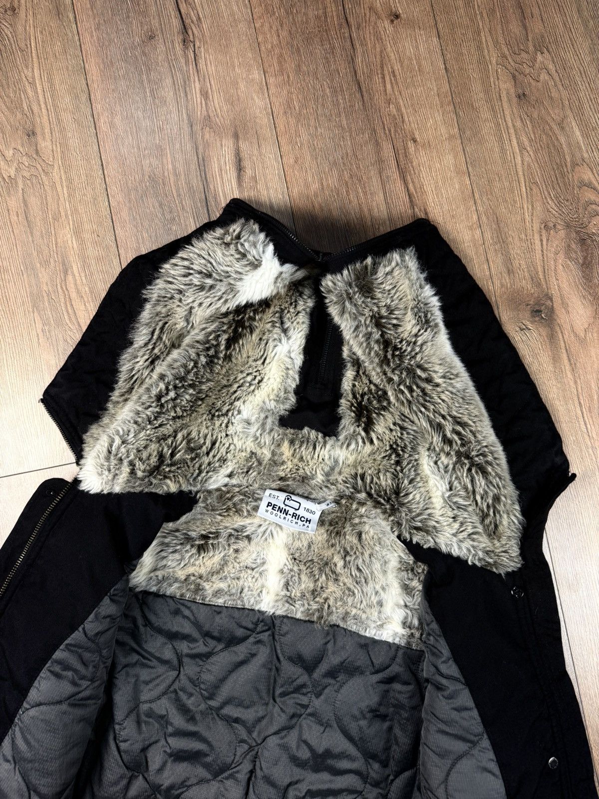 Woolrich Woolen Mills Penn Rich Woolrich Black Parka Coat M Size M / US 6-8 / IT 42-44 - 10 Thumbnail