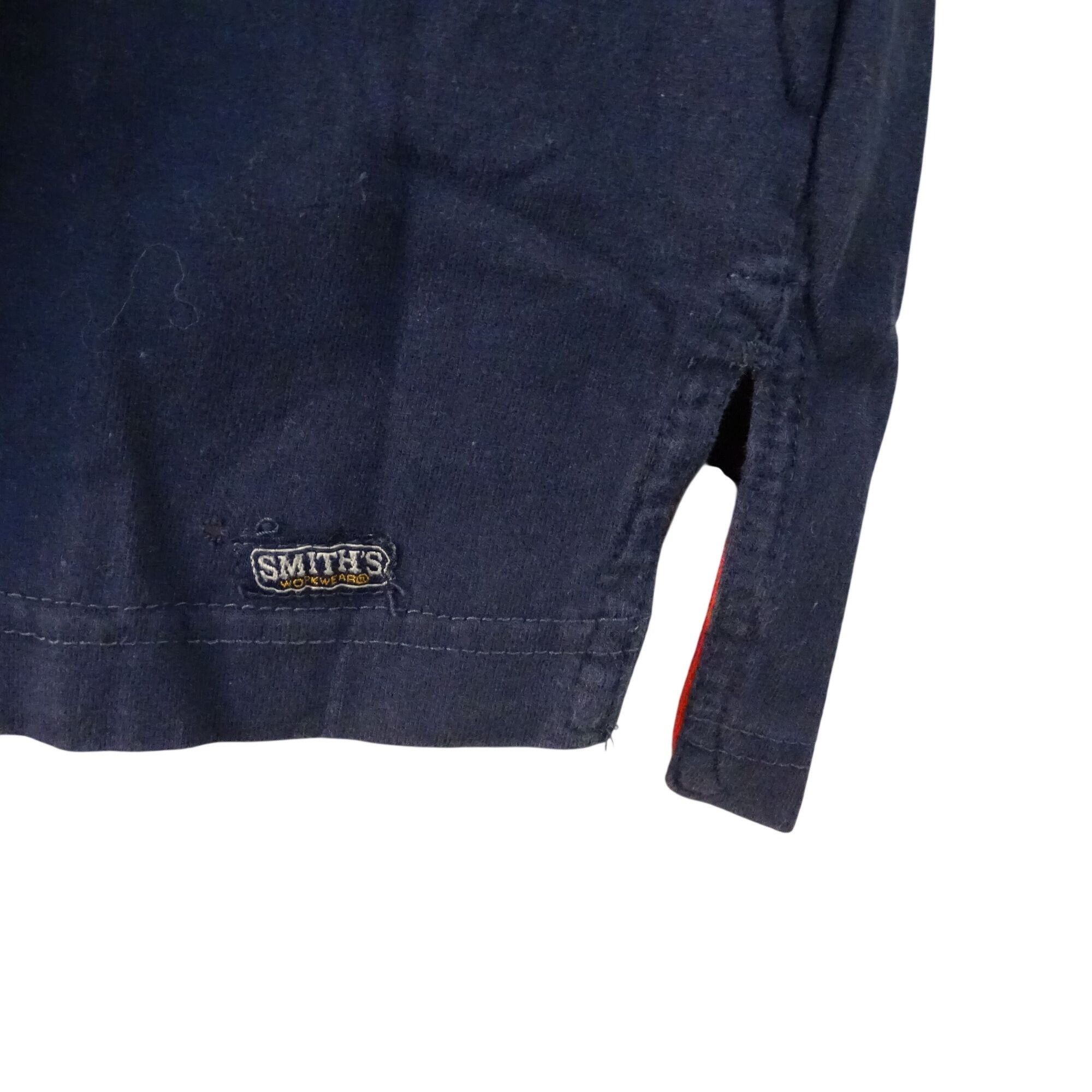 Other Smiths Workwear Men Navy Blue Henley Shirt Size L Short Slv Size US L / EU 52-54 / 3 - 4 Thumbnail