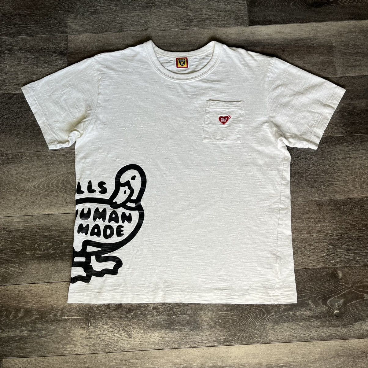 Human Made Human Made Duck Dry Alls Pocket Logo Graphic T Shirt Natural Size US XL / EU 56 / 4 - 1 Thumbnail