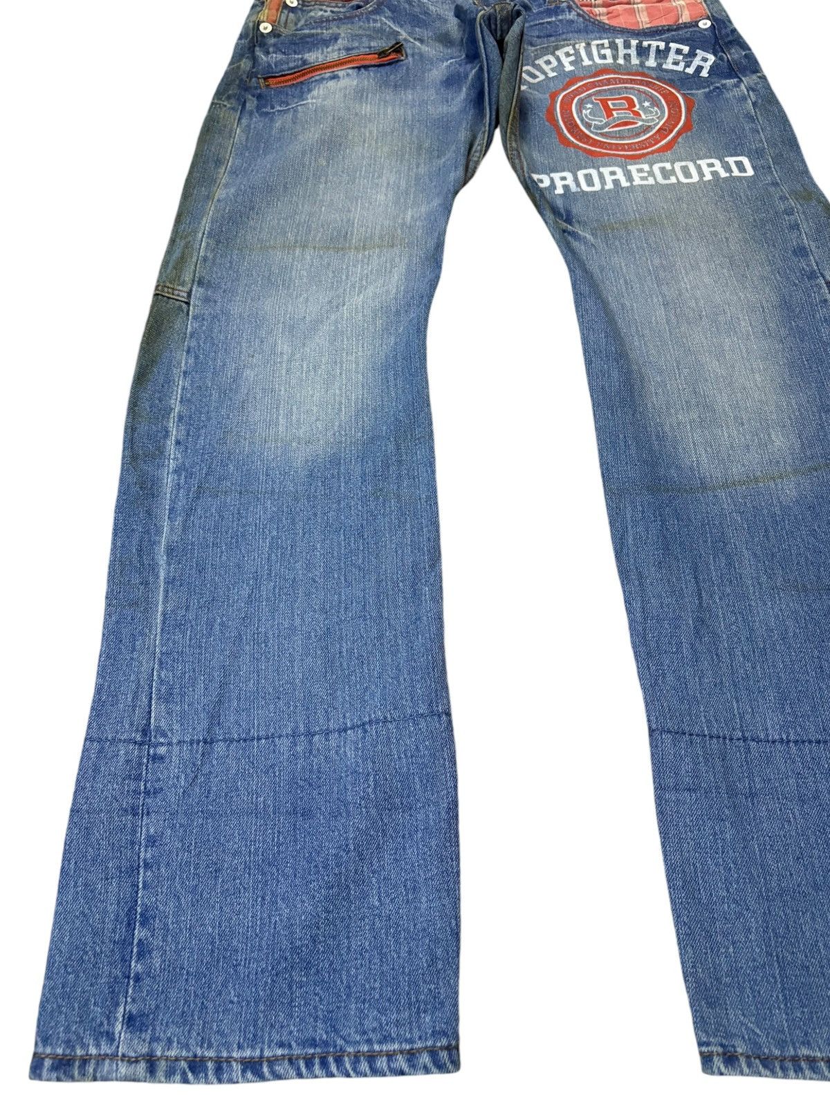 Japanese Brand Vintage Japanese Brand Double Waist Mud Wash Loose Jeans Size US 33 - 6 Thumbnail