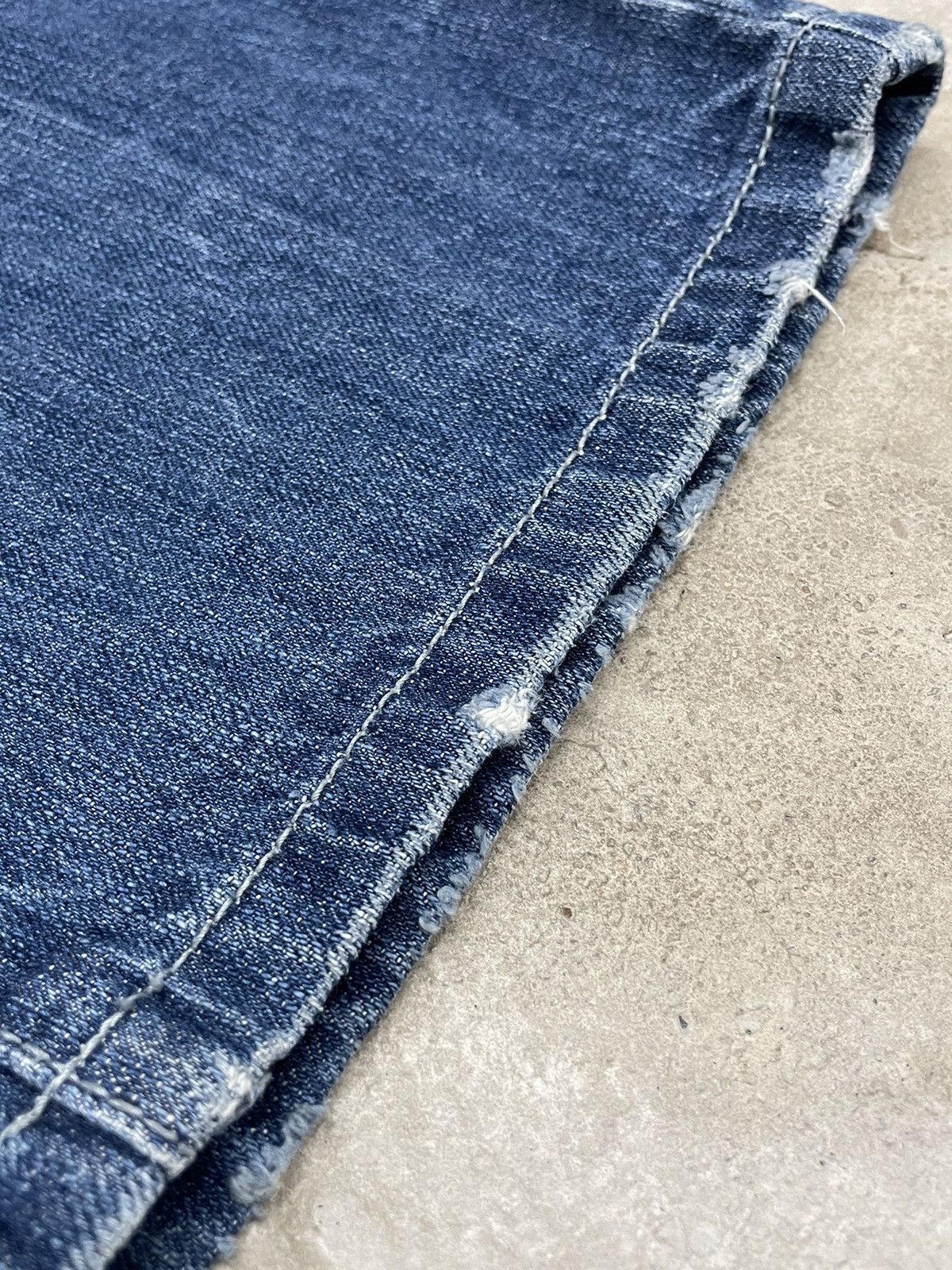 Blue Blue Japan Blue Moon Blue Wide Surf Y2K Style Back Pocket Printed Size US 30 / EU 46 - 8 Thumbnail