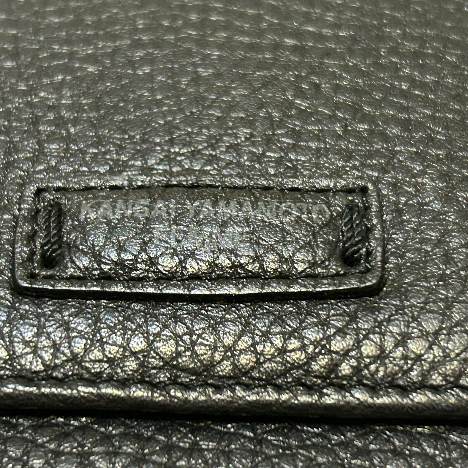 Kansai Yamamoto Kansai Yamamoto Femme Bifold Wallet Black Leather 8x4.5" Size ONE SIZE - 2 Thumbnail