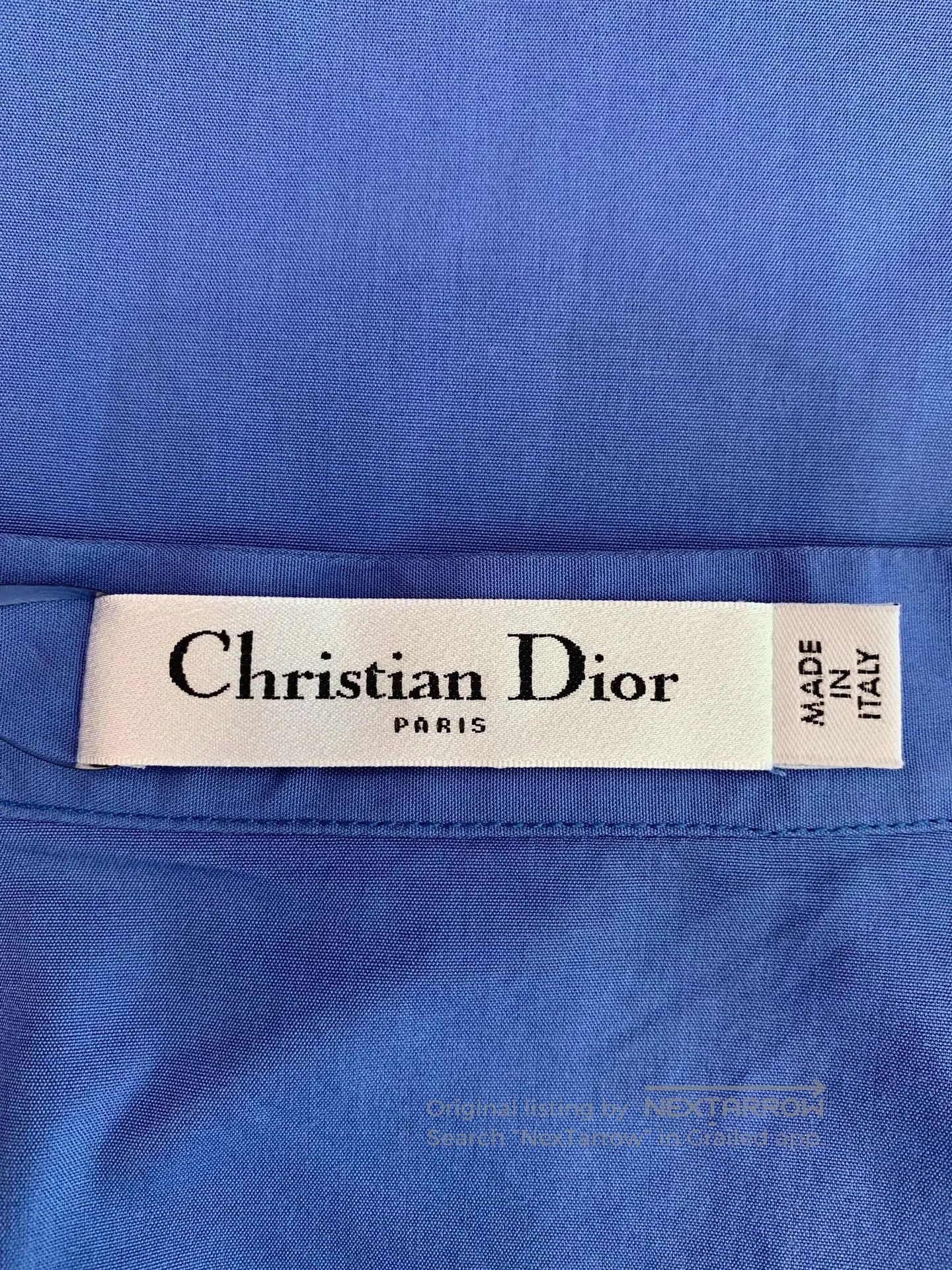 Dior dior blue sleeveless shirt with bee logo. Size US S / EU 44-46 / 1 - 4 Thumbnail