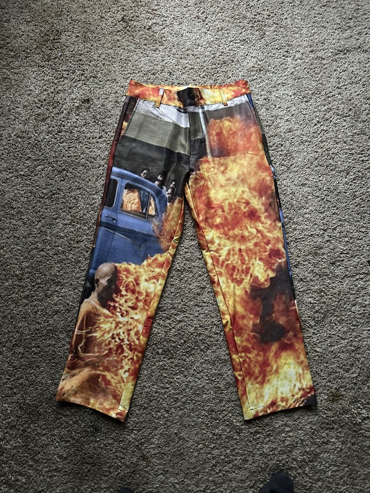 Half Evil HALF EVIL 333 burning monk pants Size US 34 / EU 50 - 1 Thumbnail