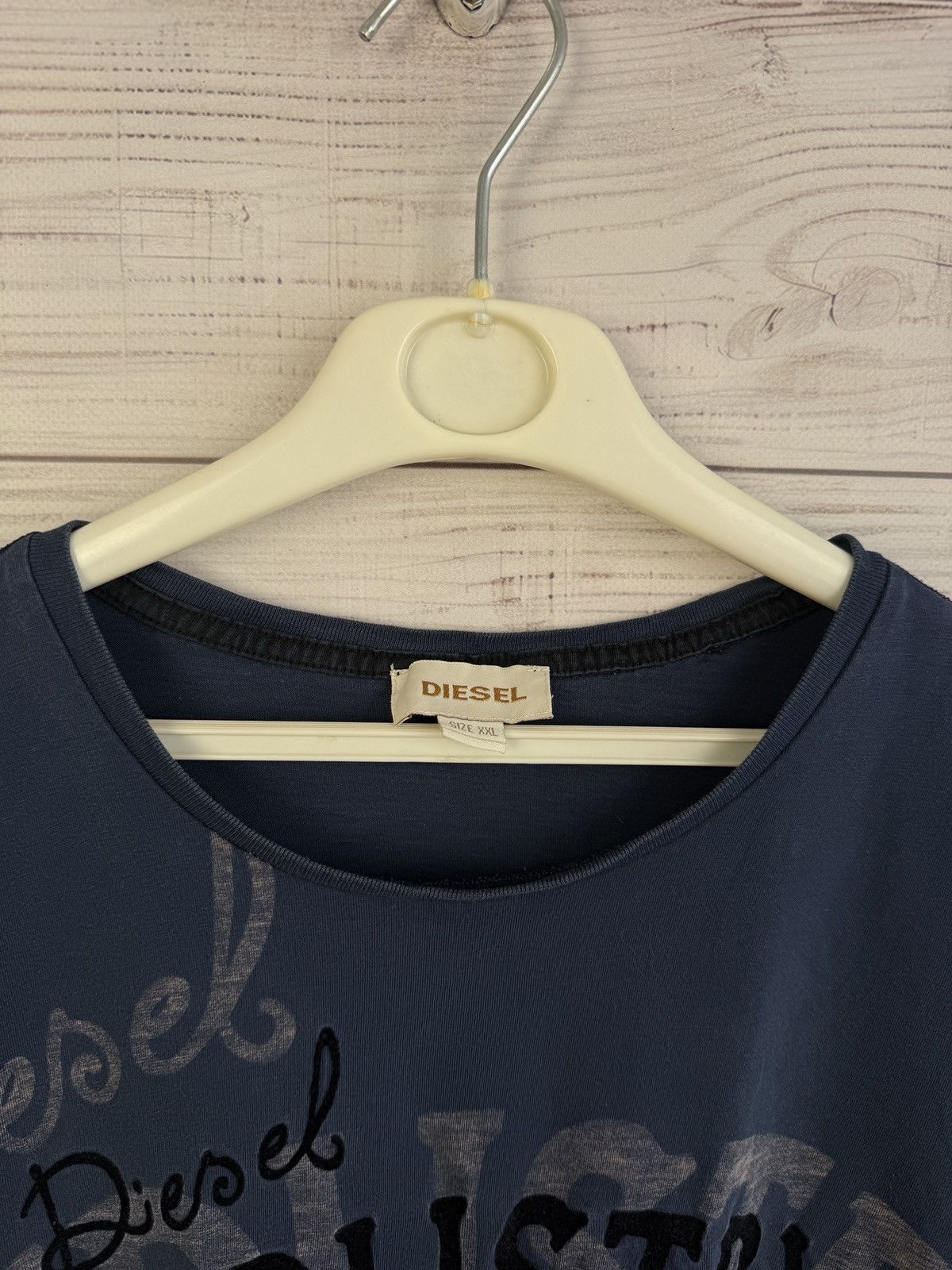 Diesel Y2K Vintage Diesel Tee Shirt Archive Hype Size US XXL / EU 58 / 5 - 4 Thumbnail