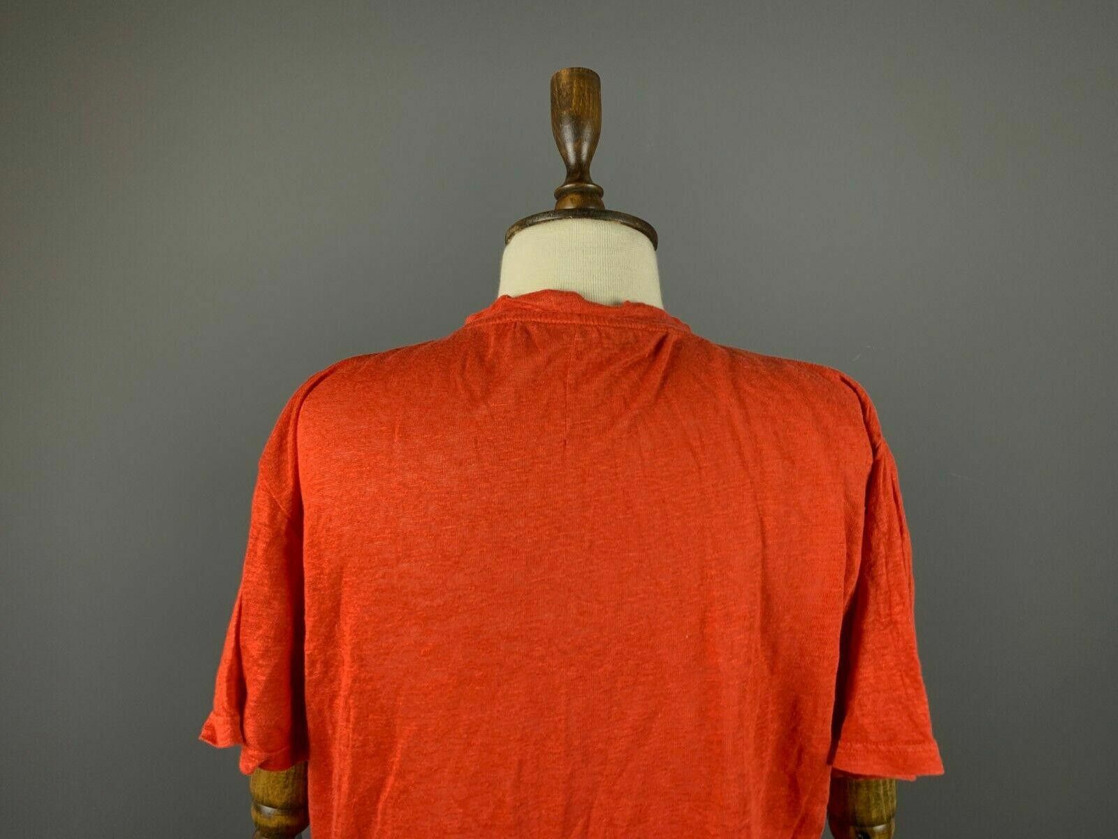 Iro Iro Paris Orange Short Sleeve 100% Oversized T-Shirt Size L Size L / US 10 / IT 46 - 6 Thumbnail