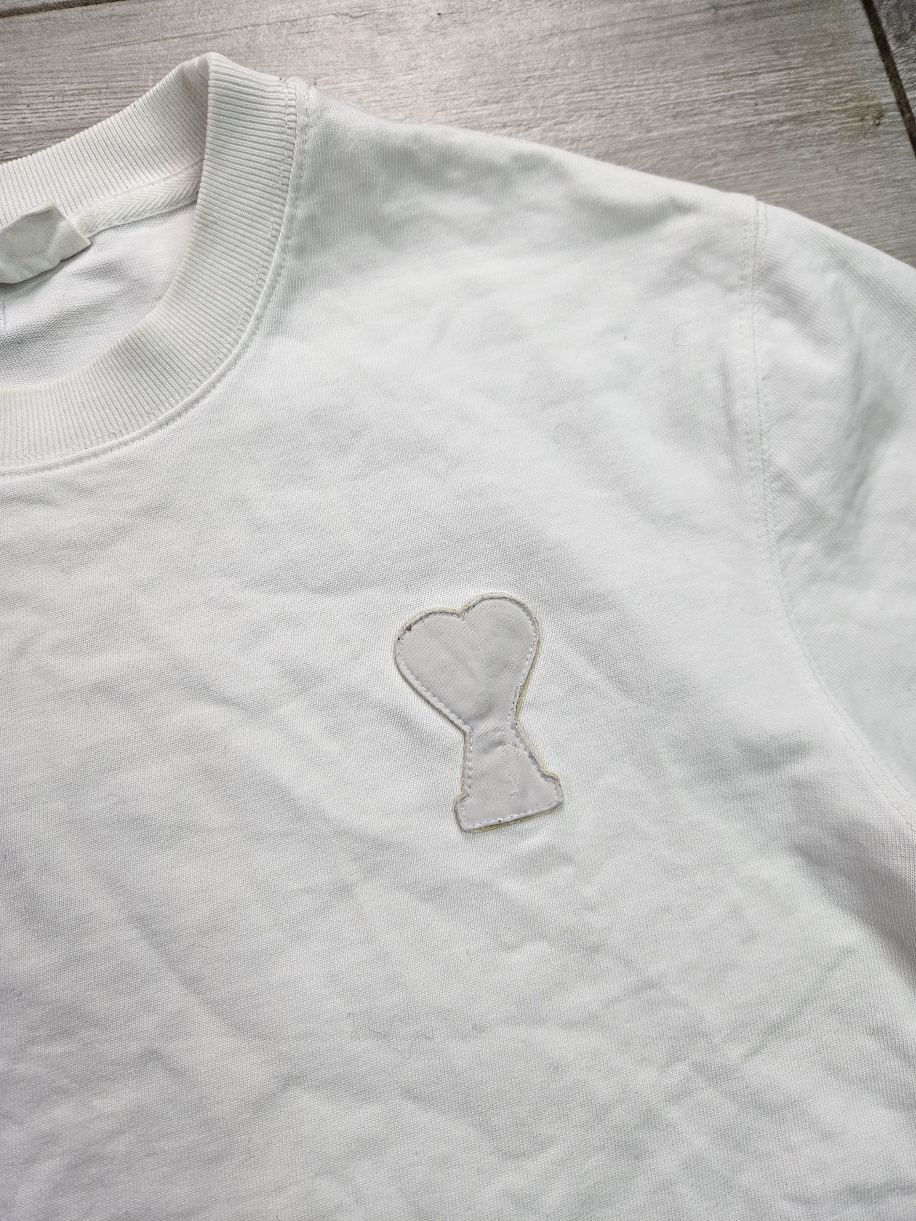 AMI Ami Paris white tee tshirt Size US S / EU 44-46 / 1 - 2 Thumbnail