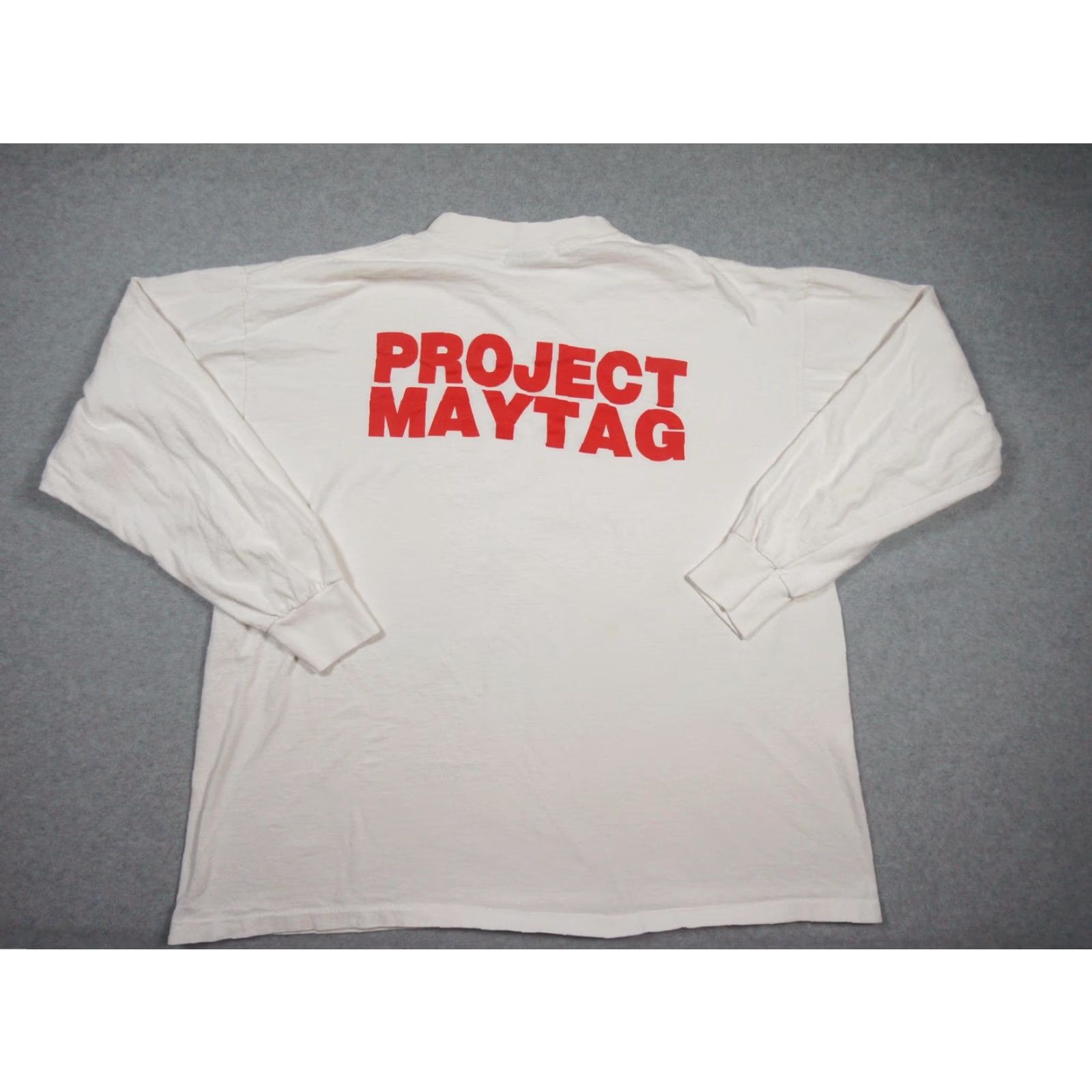 Vintage VINTAGE Boole & Babbage Long Sleeve Shirt XL White Graphic Tech Tee Project Maytag 90s Mens Size US XL / EU 56 / 4 - 4 Thumbnail