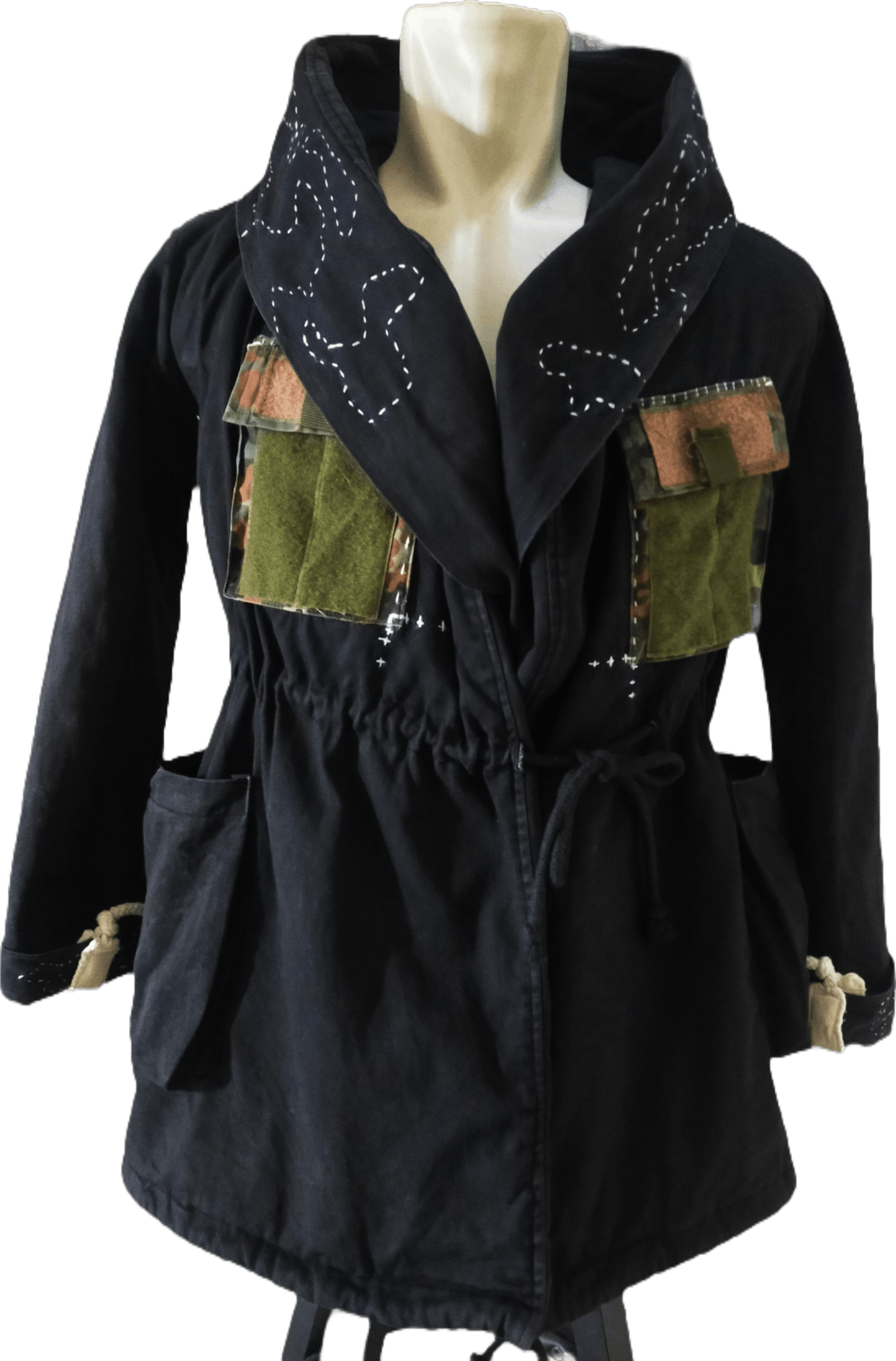 Custommade × Vintage Vintage reworked military jacket Size L / US 10 / IT 46 - 1 Thumbnail