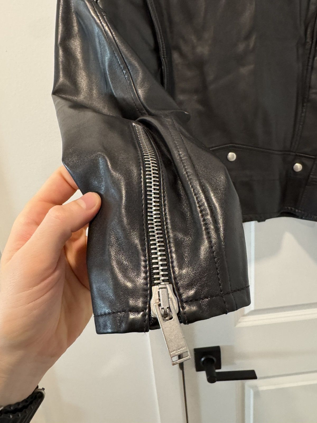 Saint Laurent Paris Saint Laurent L01 Leather Moto Jacket Size US M / EU 48-50 / 2 - 10 Thumbnail