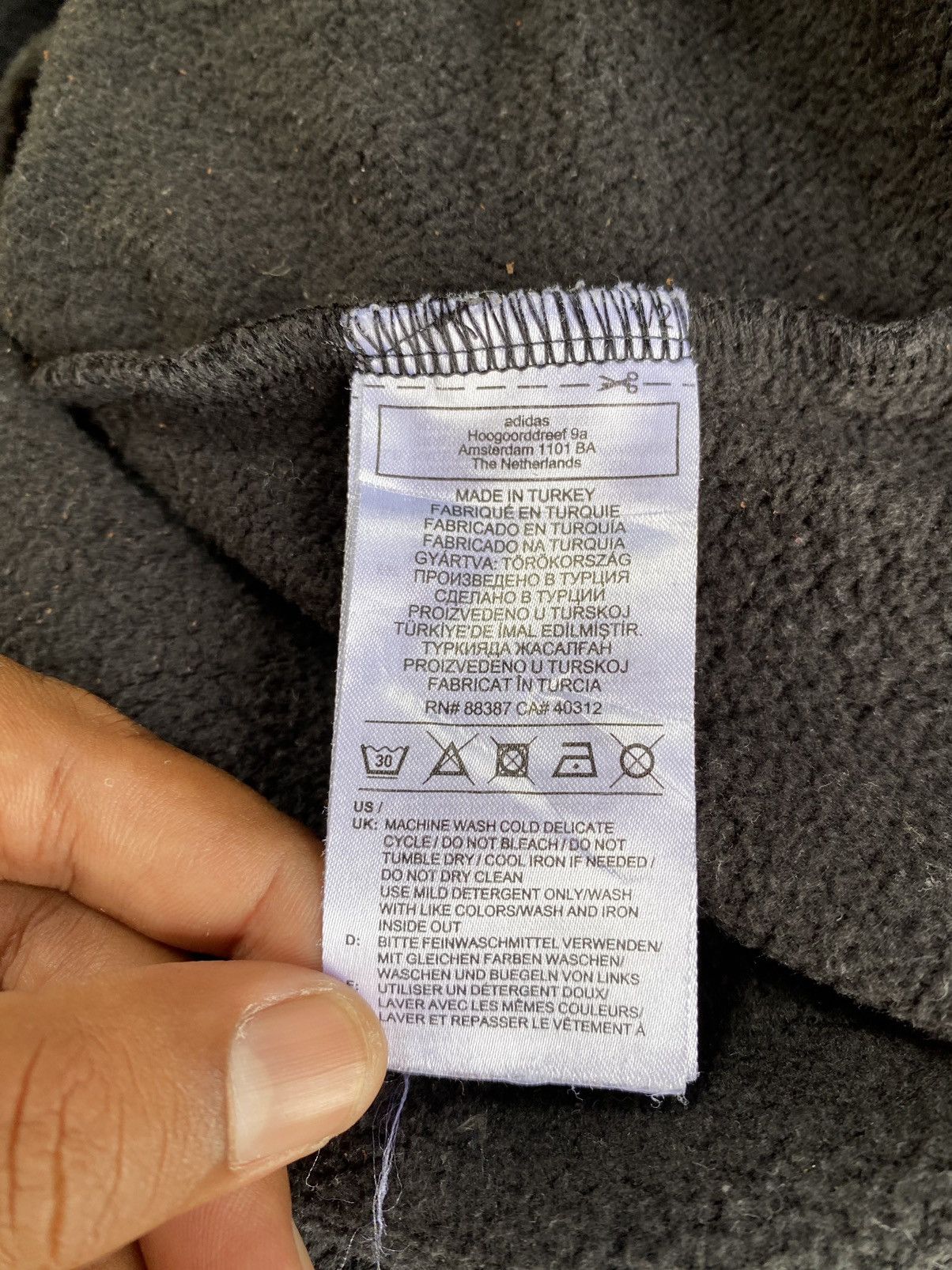 If And Co Seditioneris Adidas Hooded Embroidered Logo Size US M / EU 48-50 / 2 - 7 Thumbnail