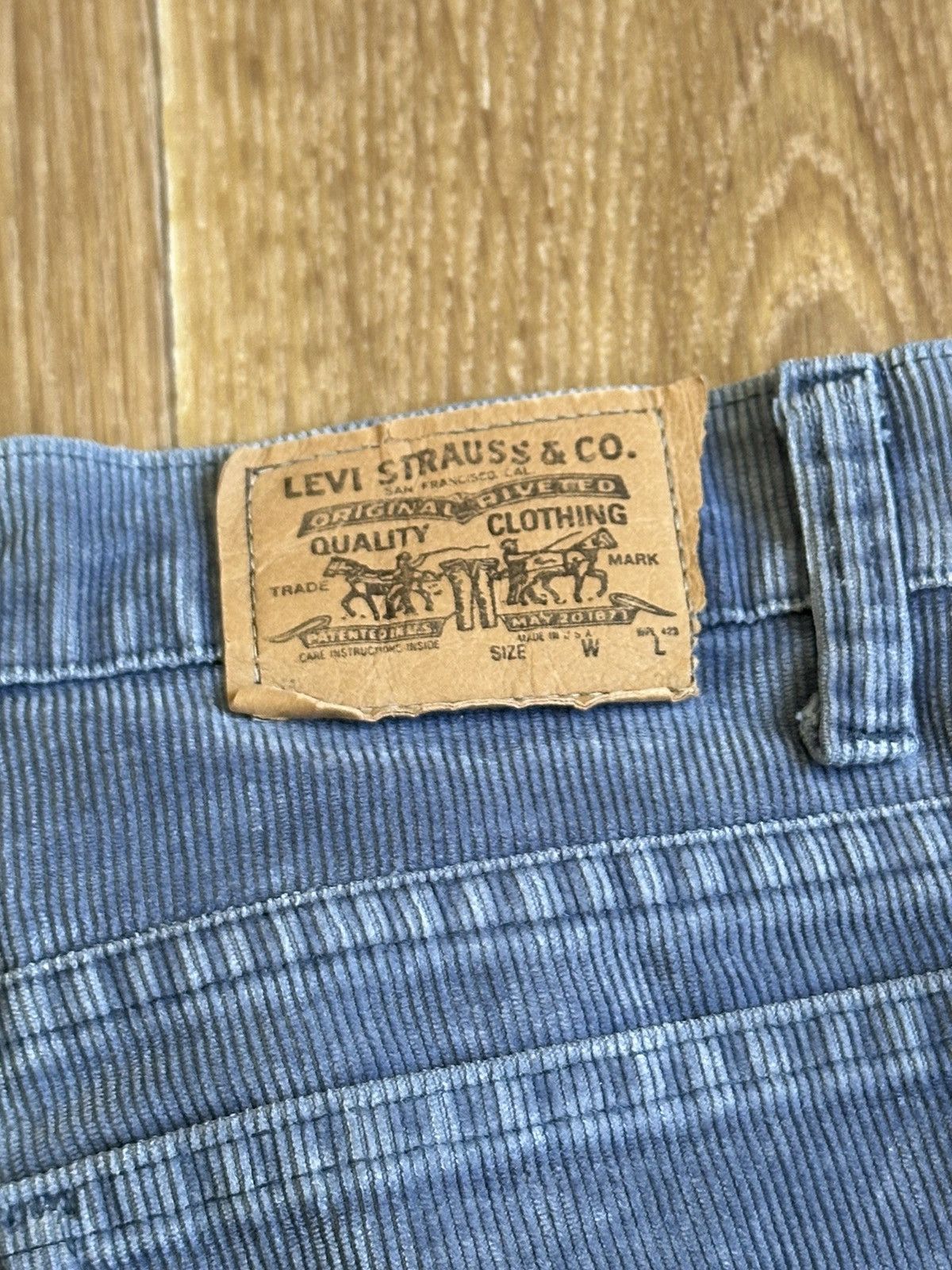 Levi's × Levi's Vintage Clothing × Vintage Vintage 70s Levis Corduroy Pants Womens 27x30 White Tab Size 27" / US 4 / IT 40 - 3 Thumbnail