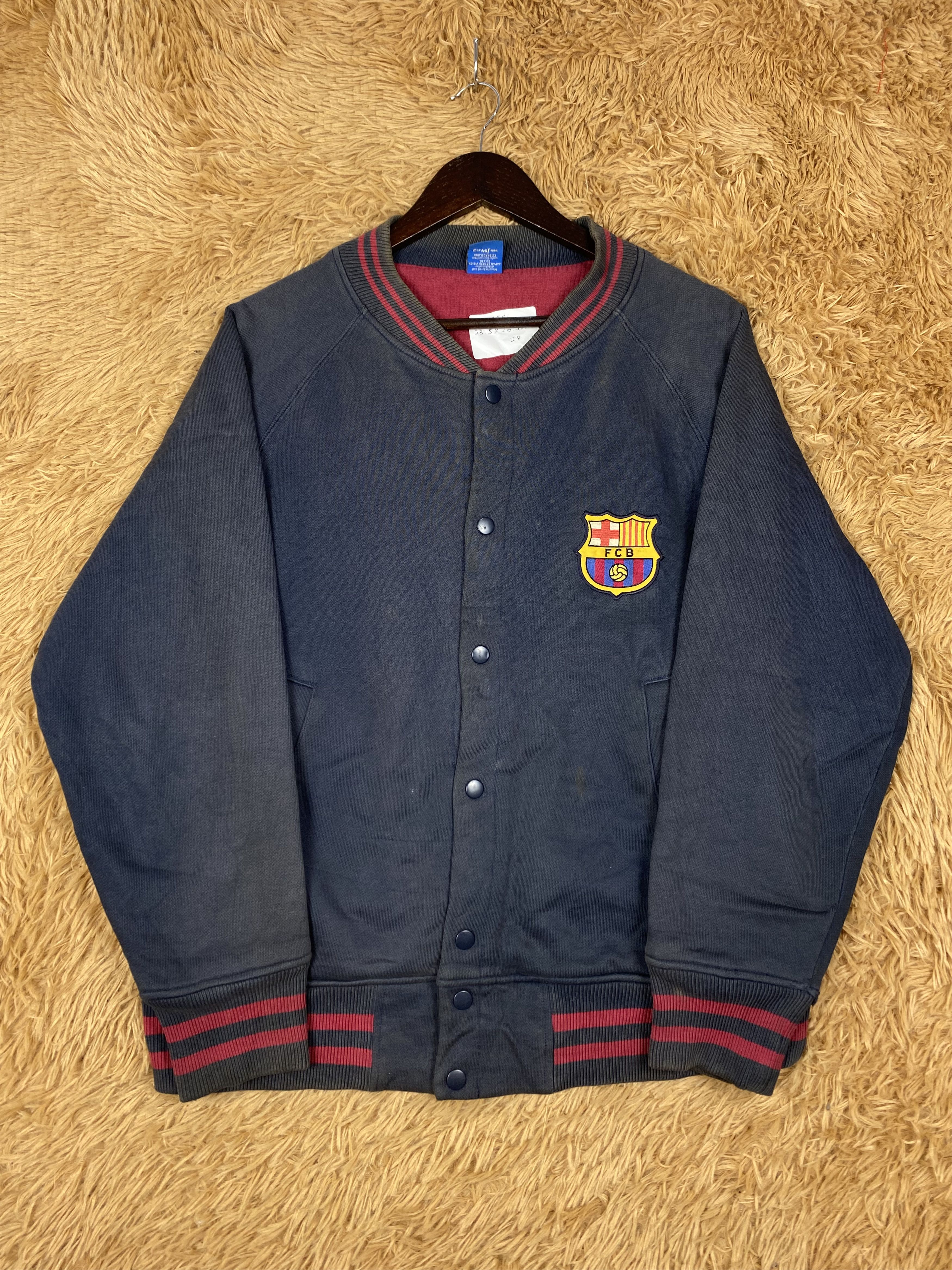 Vintage Vintage FC Barcelona Football Club Varsity Jacket DJ0584 Size US M / EU 48-50 / 2 - 4 Thumbnail