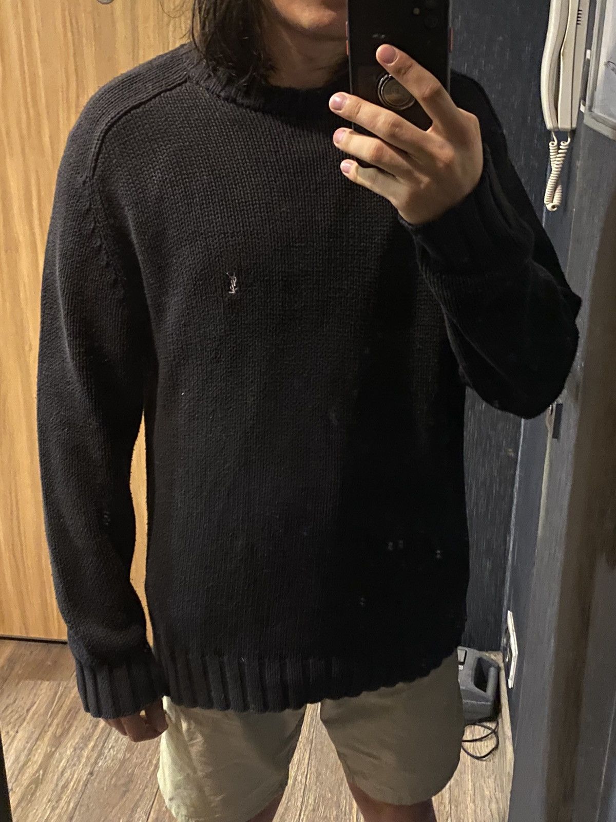 ニット/セーター Yves Saint Laurent - YSL vintage knit Yves Saint Laurent Men's YSL Vintage Tricots Knit Sweater