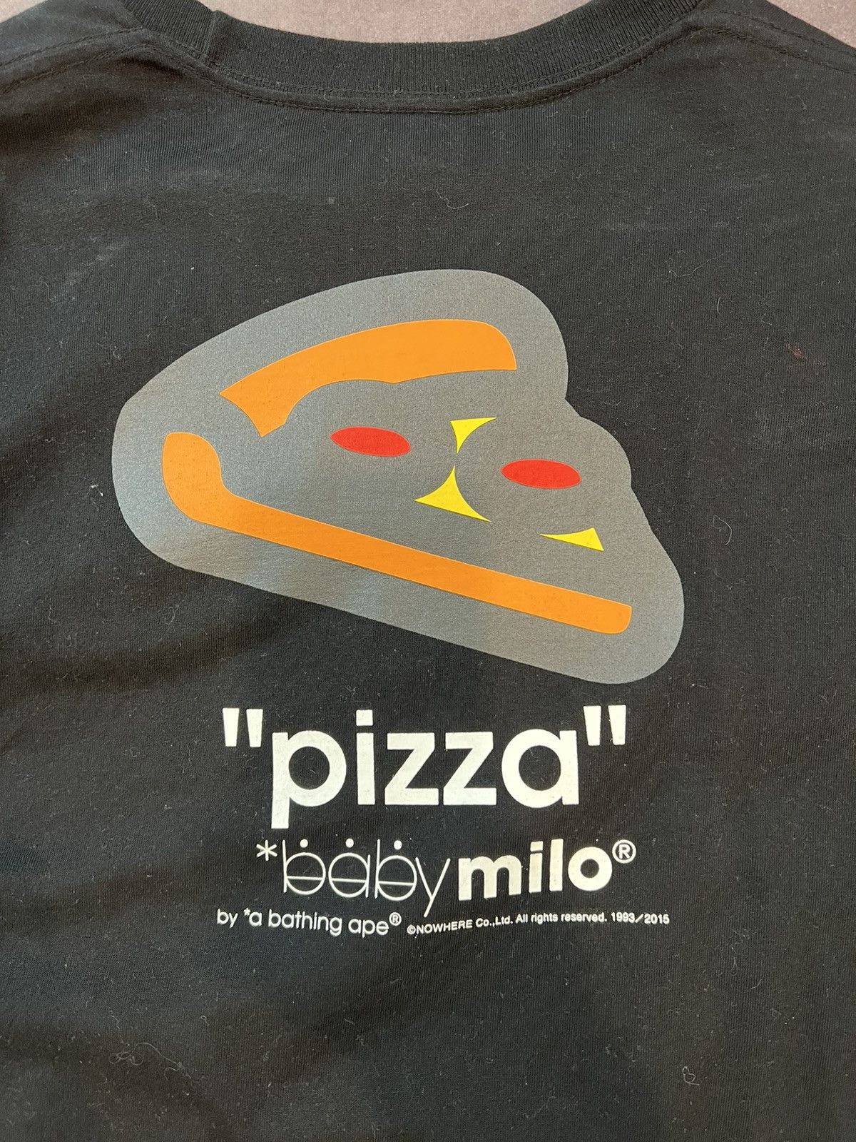 Bape Baby Milo Pizza Long Sleeve Tee Size US L / EU 52-54 / 3 - 4 Thumbnail