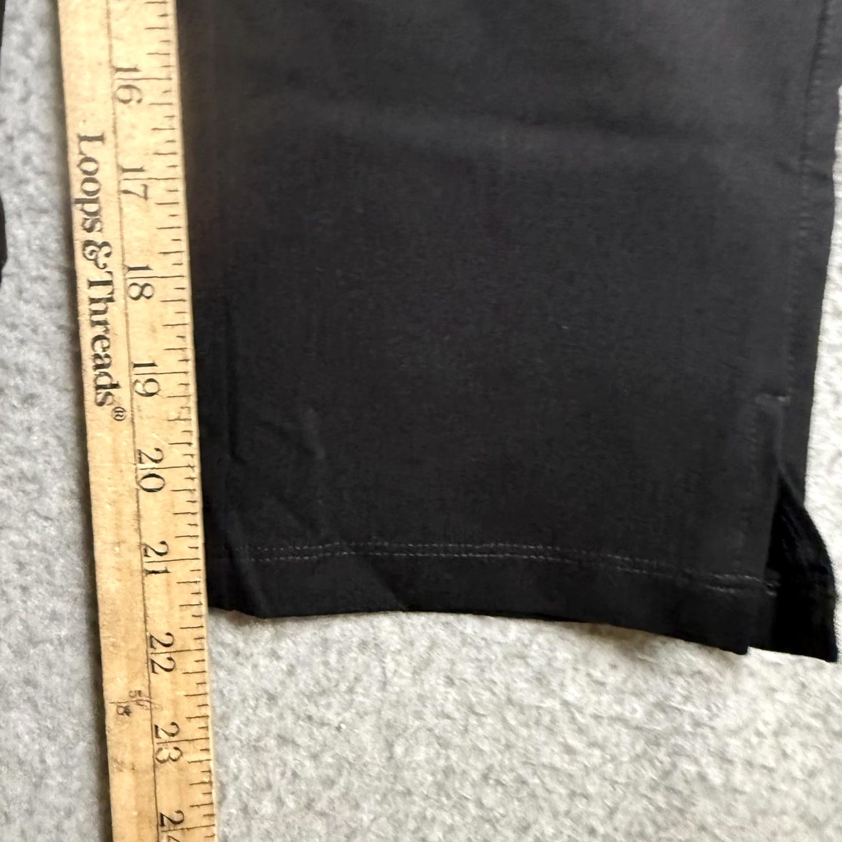 Vintage Chicos Travelers Collection Women’s Size 0 Pull On Black Cropped Pants Ladies Black Cropped Pants Mens? Size 25" / US 0 / IT 36 - 4 Thumbnail