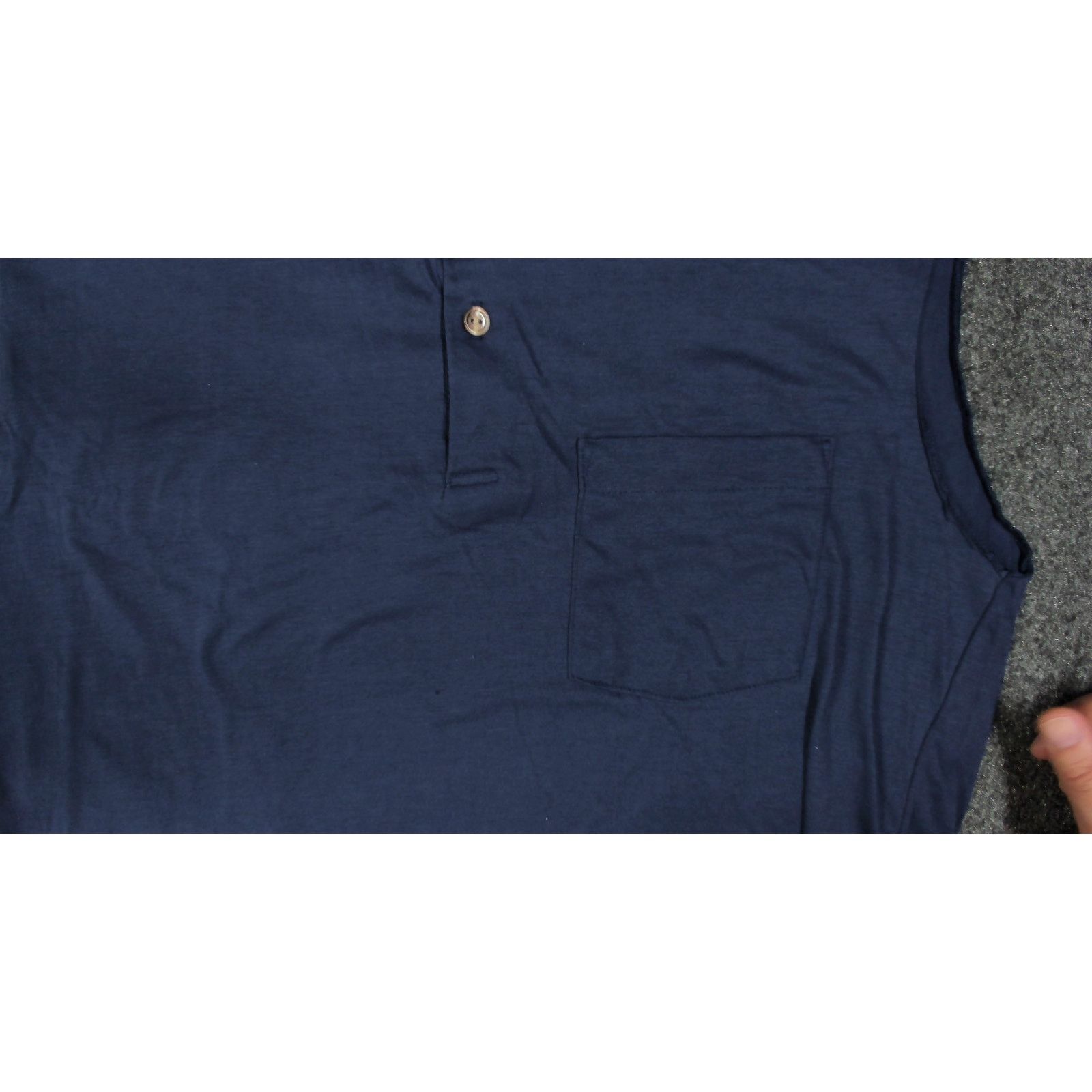 Vintage Vintage | 80s Single Stitch Sleeveless Cutoff Polo Shirt Size US M / EU 48-50 / 2 - 7 Thumbnail