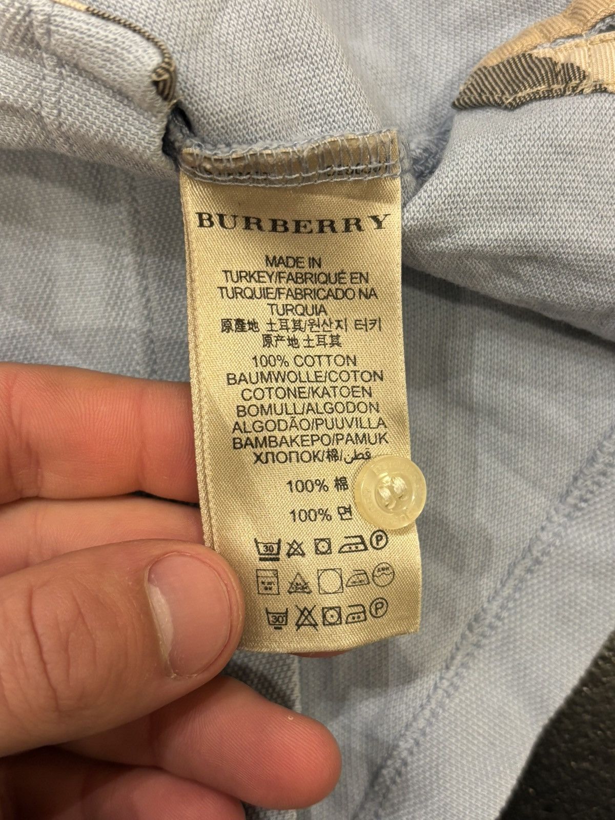Burberry Burberry Polo Shirt Size US XL / EU 56 / 4 - 5 Thumbnail