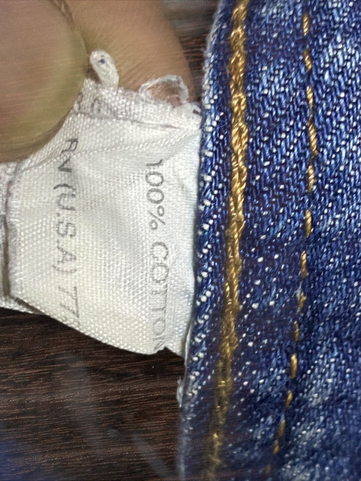 Rhude × Zara Vintage Reg Trademark Zara Jeans Distressed Loose Jeans Size US 33 - 22 Thumbnail