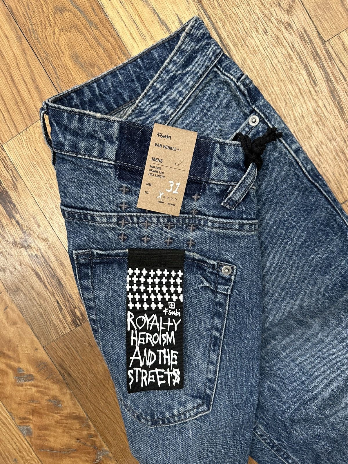 Ksubi Ksubi Plain Dark Blue Denim Jeans Size 31 Size US 31 - 4 Thumbnail