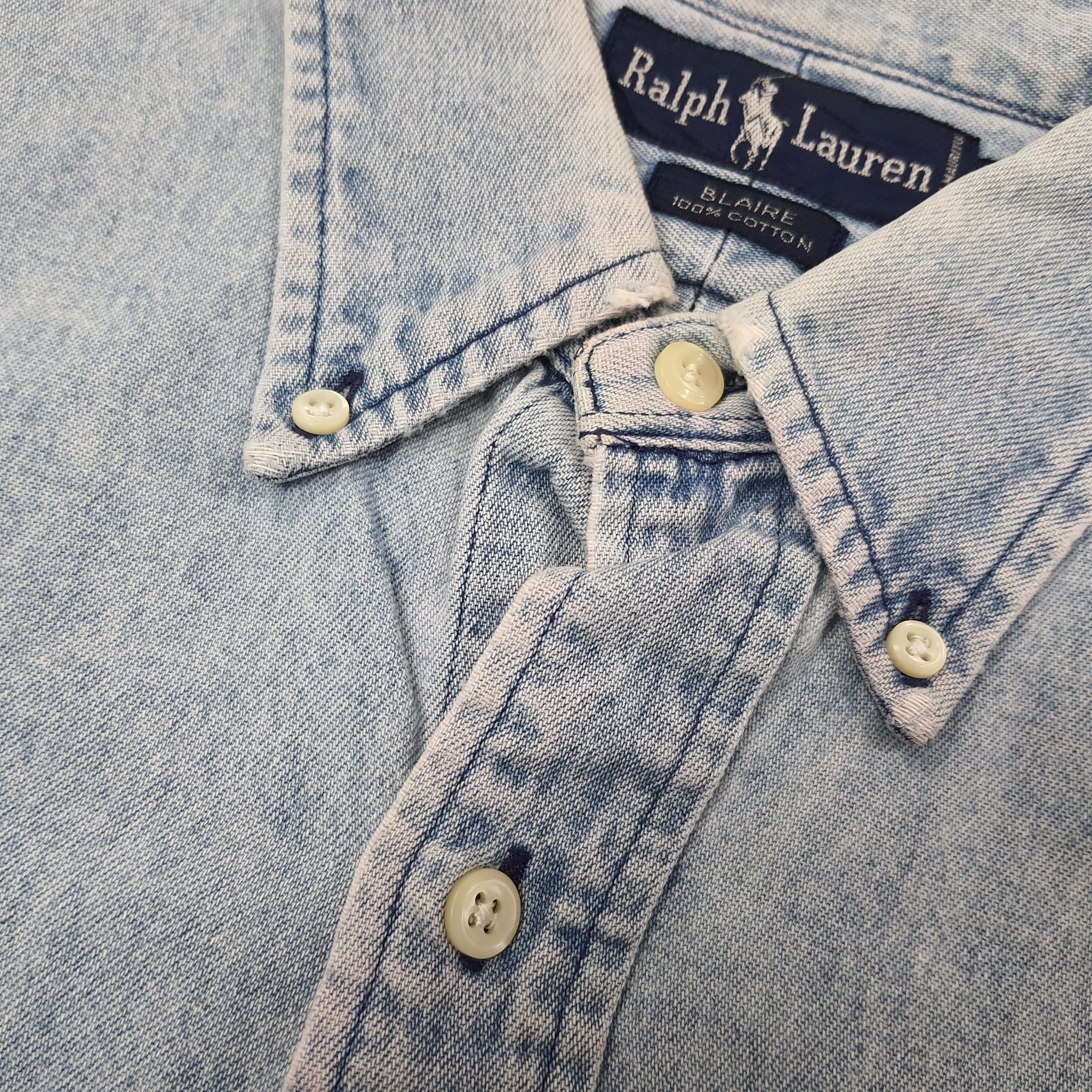 Ralph Lauren Vintage Ralph Lauren Denim Button Up Shirt C267N27 Size US XL / EU 56 / 4 - 13 Thumbnail