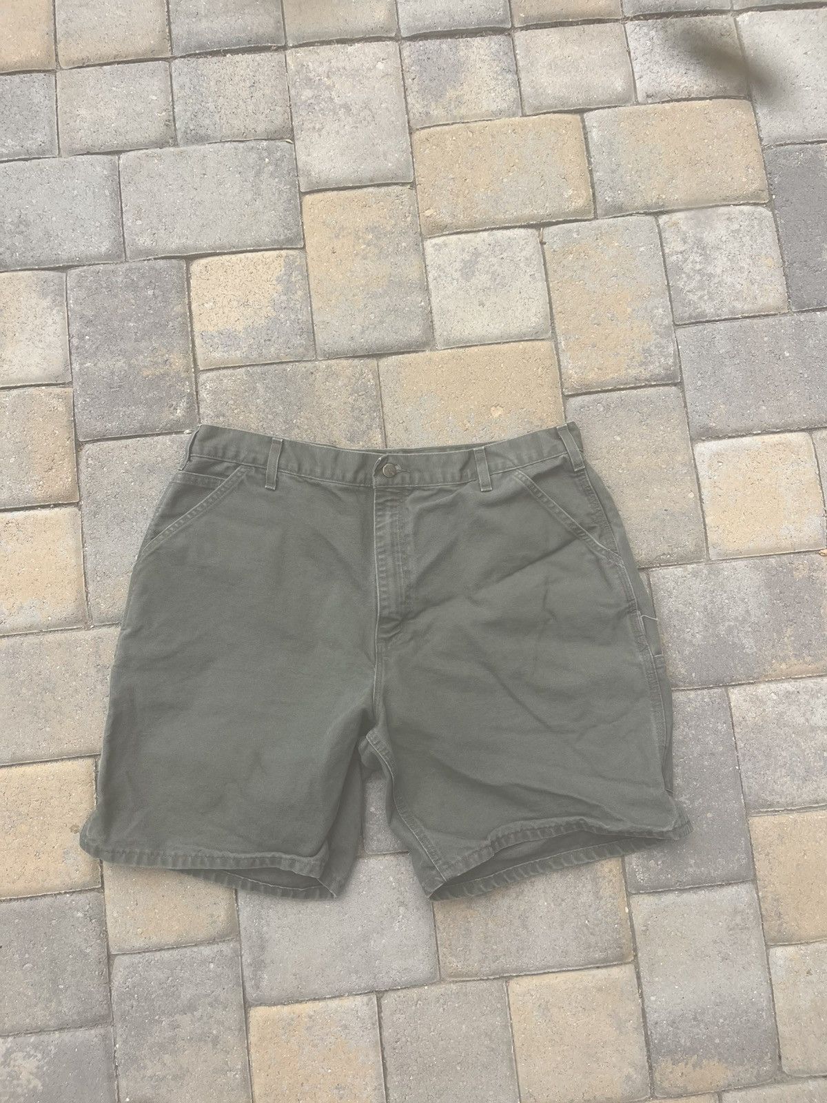 Carhartt Vintage Canvas Carhartt Carpenter Shorts Size US 40 / EU 56 - 2 Thumbnail