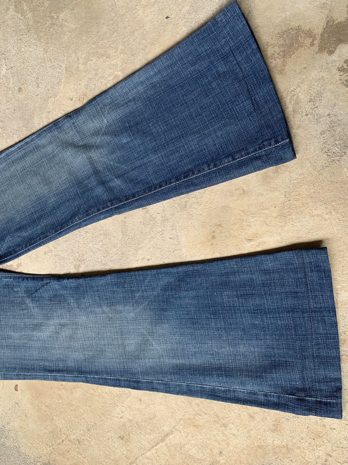 Japanese Brand × Le Grande Bleu (L.G.B.) MAKIND SEVEN FOR ALL FLARE DISTRESSED DENIM Size US 28 / EU 44 - 6 Thumbnail