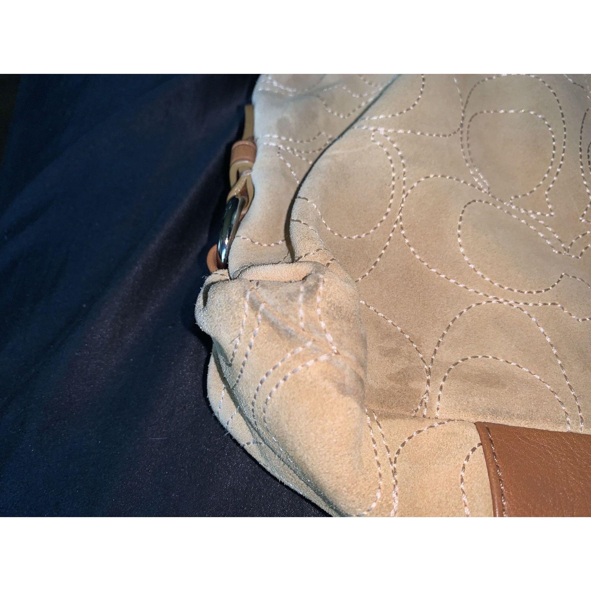 Coach Vintage Coach Convertible Two-way Suede Handbag Size ONE SIZE - 9 Thumbnail