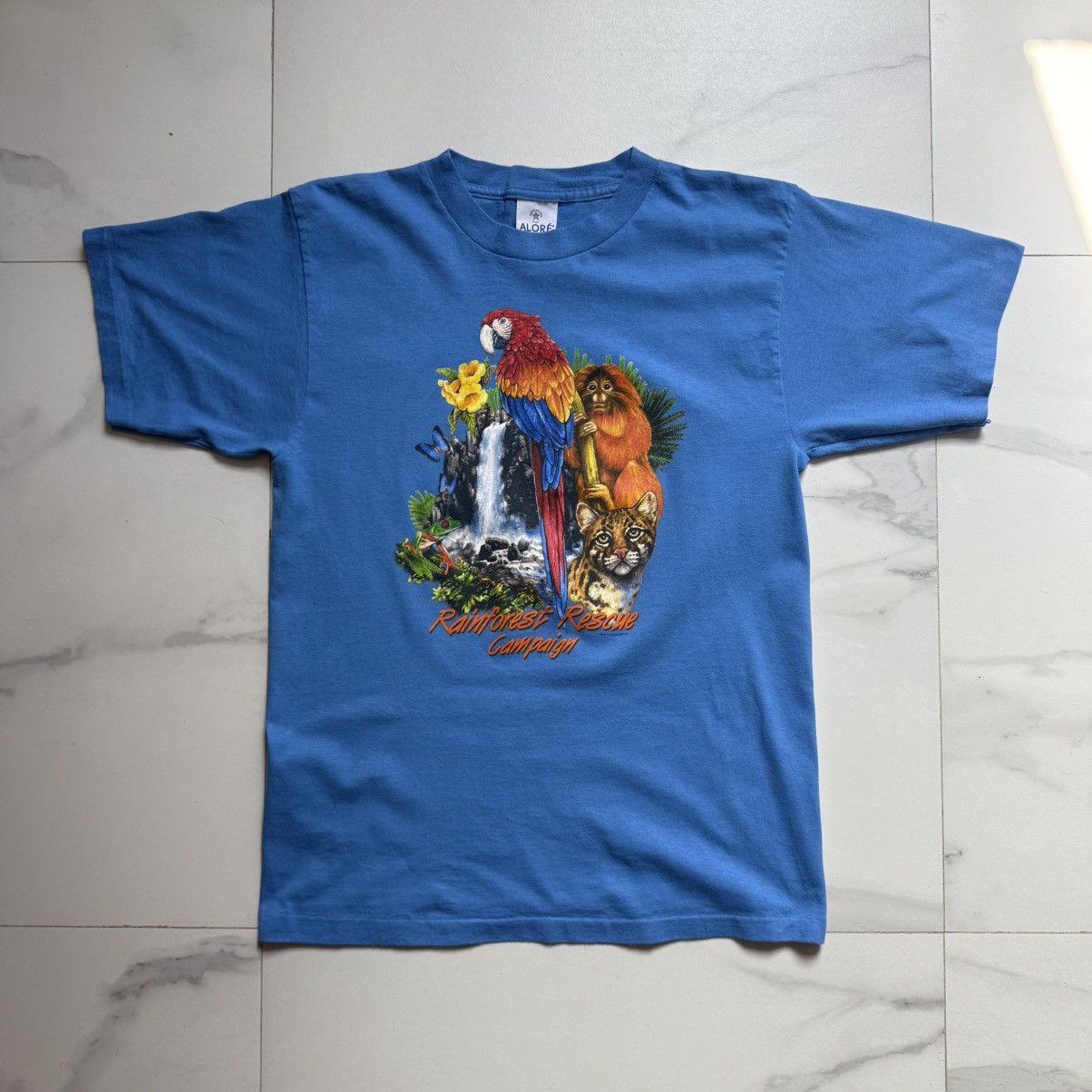 Rainforest × Vintage Vintage Y2K Rainforest Rescue Campaign Tee Size US M / EU 48-50 / 2 - 2 Thumbnail